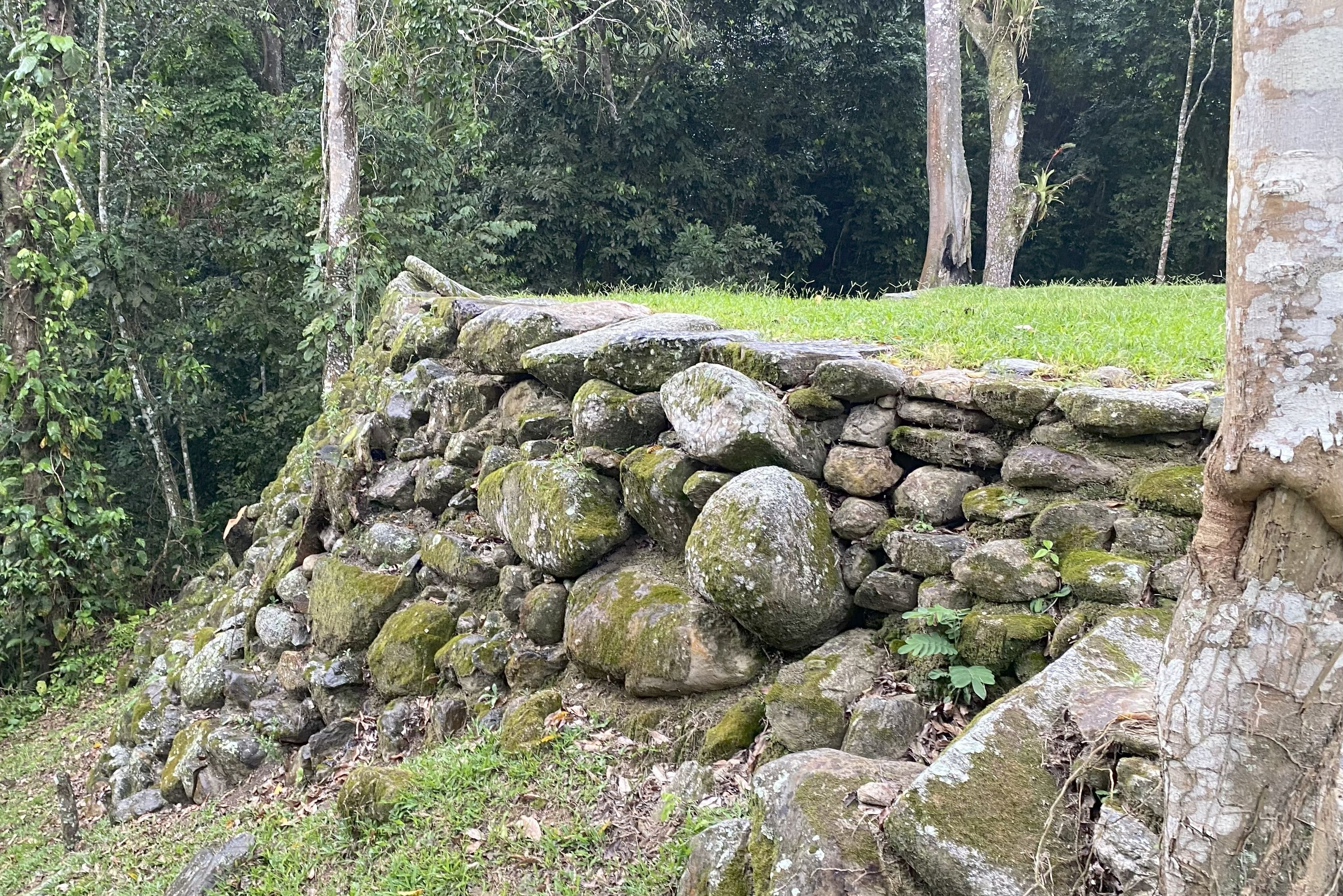 Colombia Tayrona National Park Archelogische Terrassen van Bunkuany