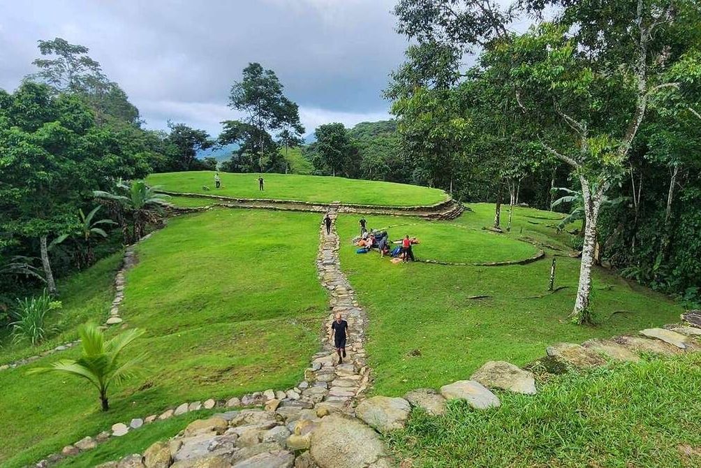 Colombia Tayrona National Park Archelogische Terrassen van Bunkuany