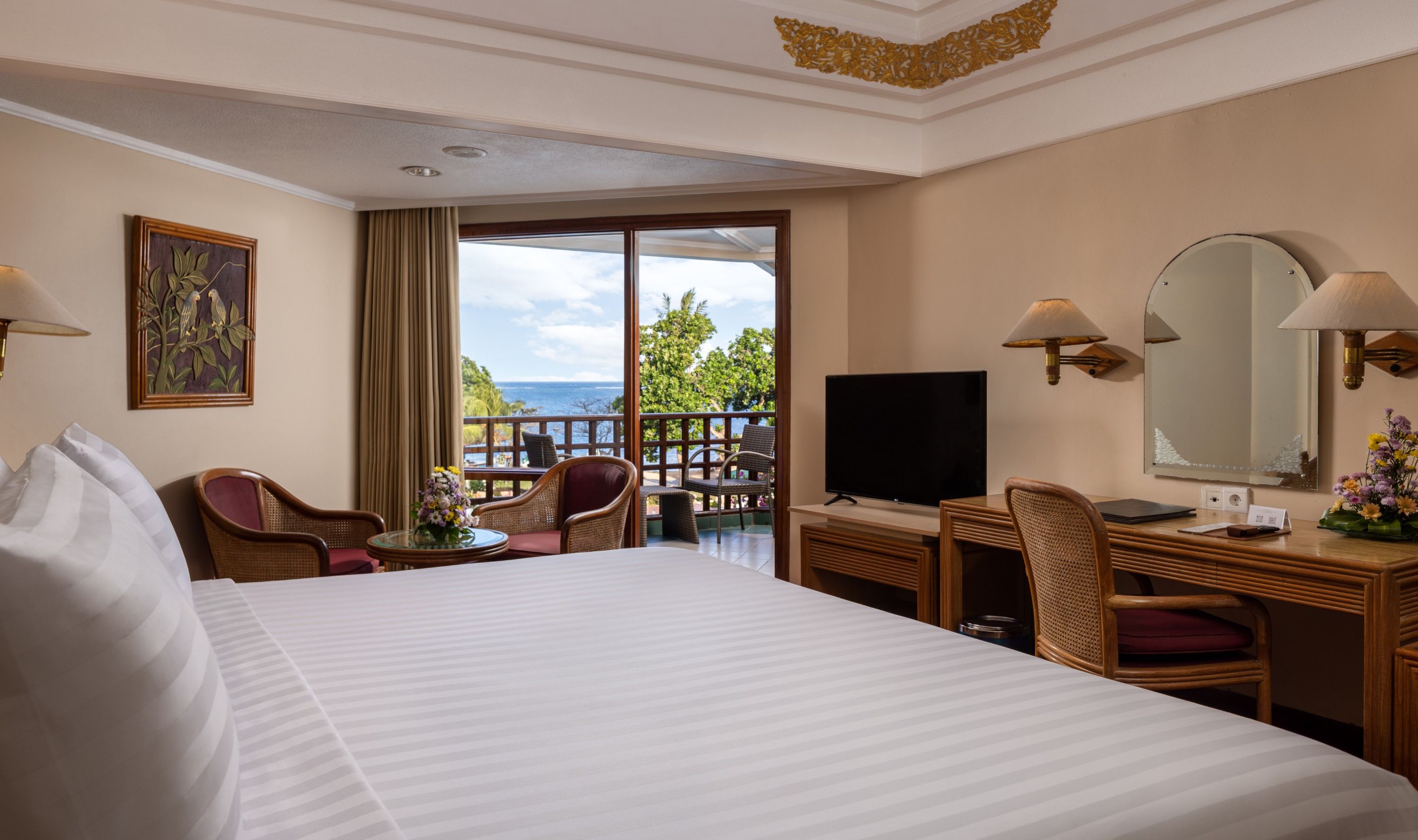 Indonesie Bali Sanur Prama Sanur Beach Hotel Superior Sea View Kamer