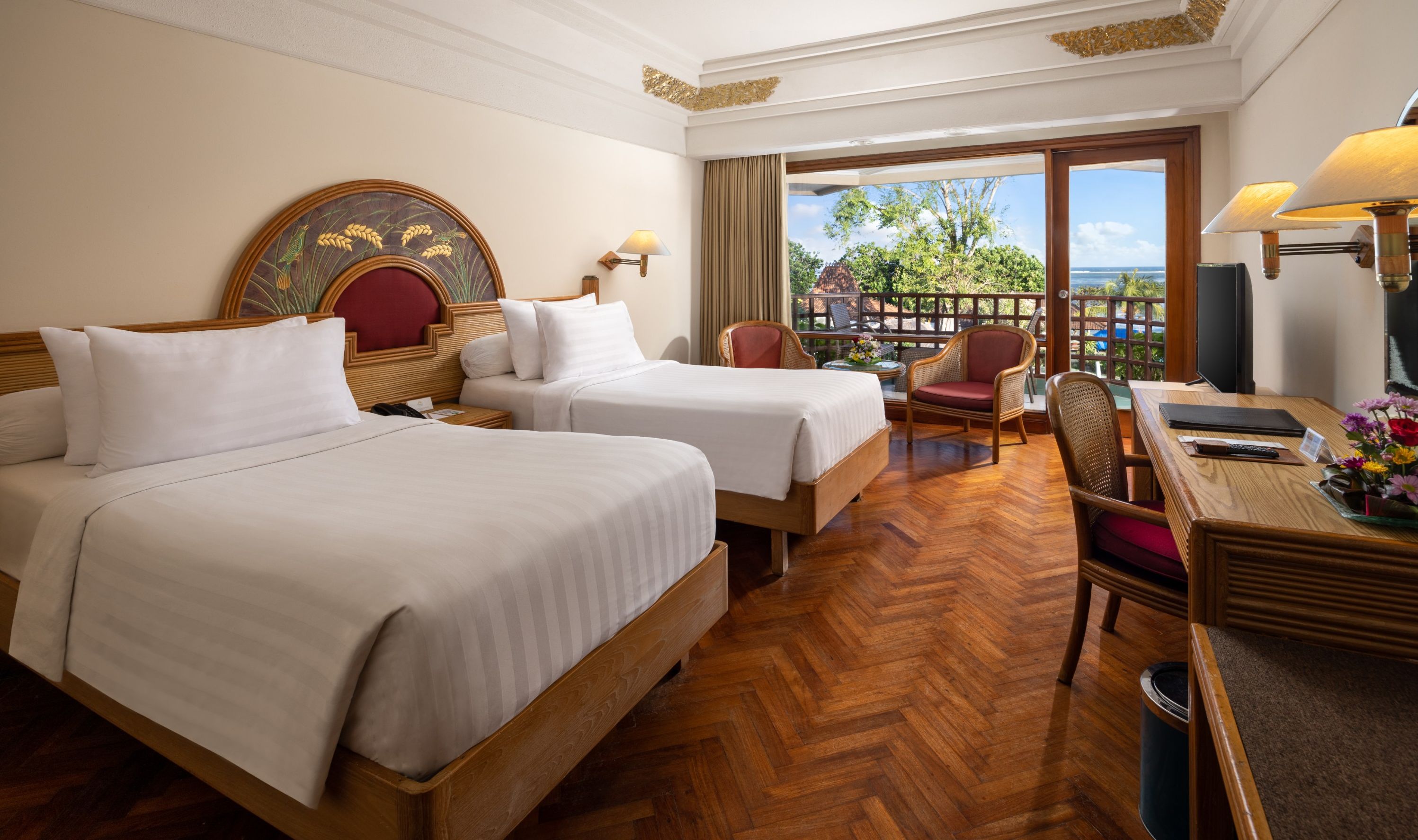 Indonesie Bali Sanur Prama Sanur Beach Hotel Superior Sea View Kamer