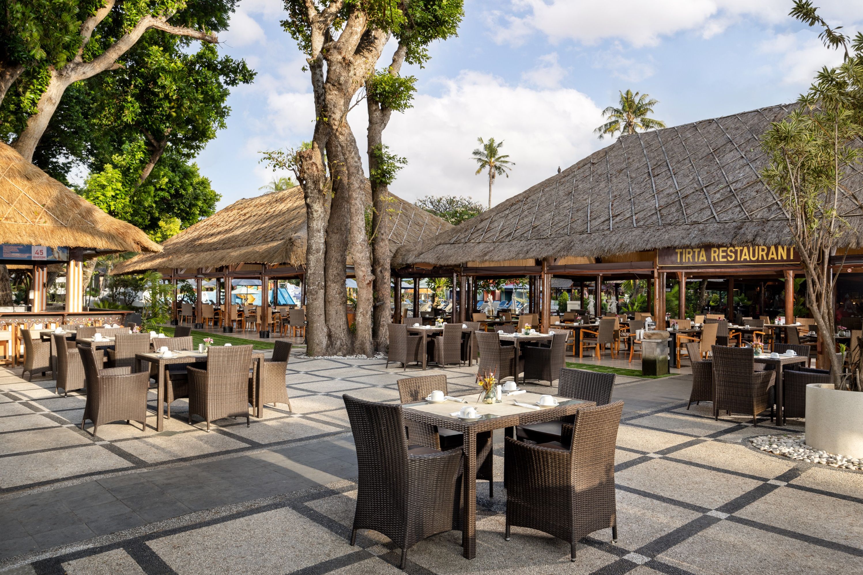 Indonesie Bali Sanur Prama Sanur Beach Hotel Restaurant
