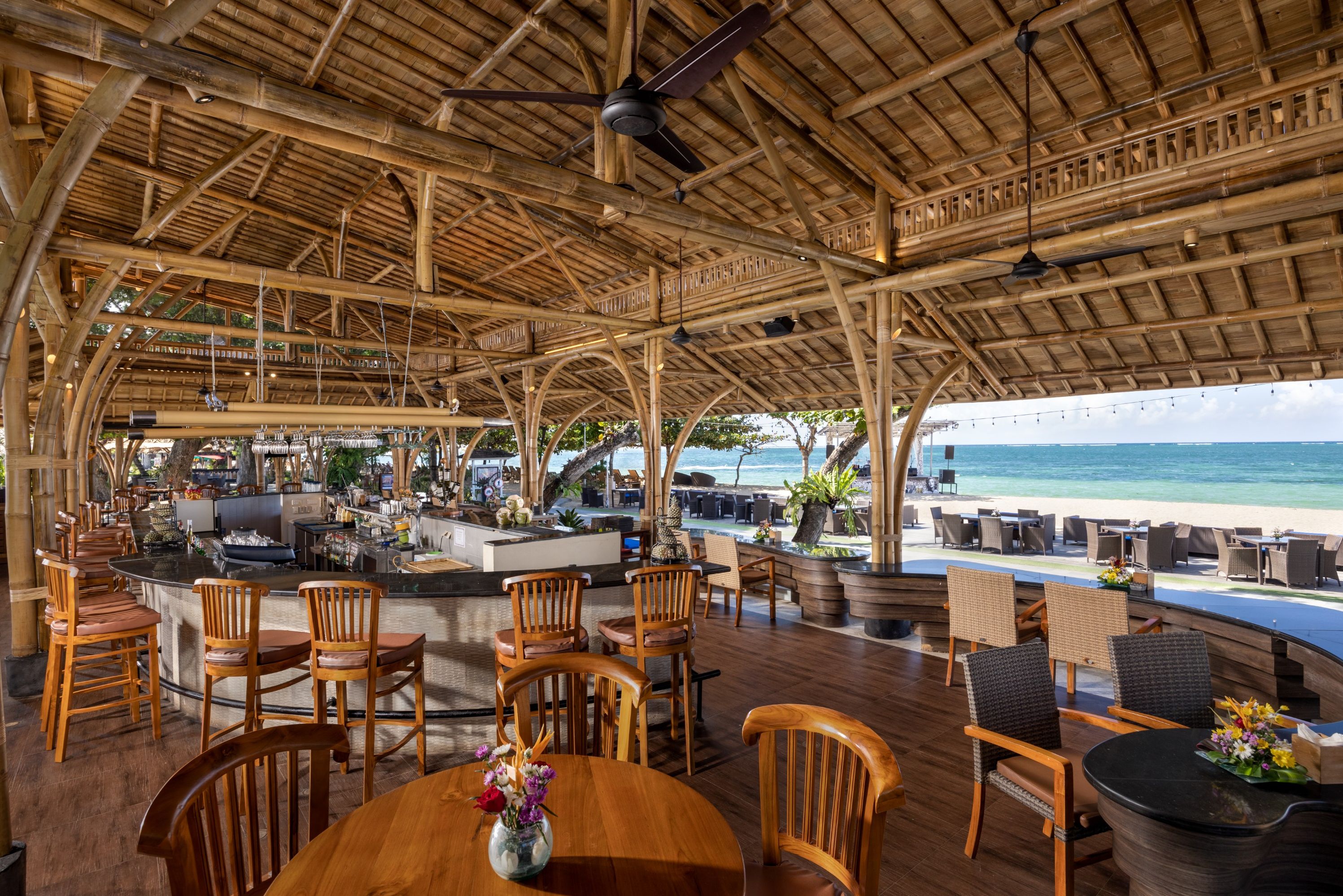 Indonesie Bali Sanur Prama Sanur Beach Hotel Restaurant