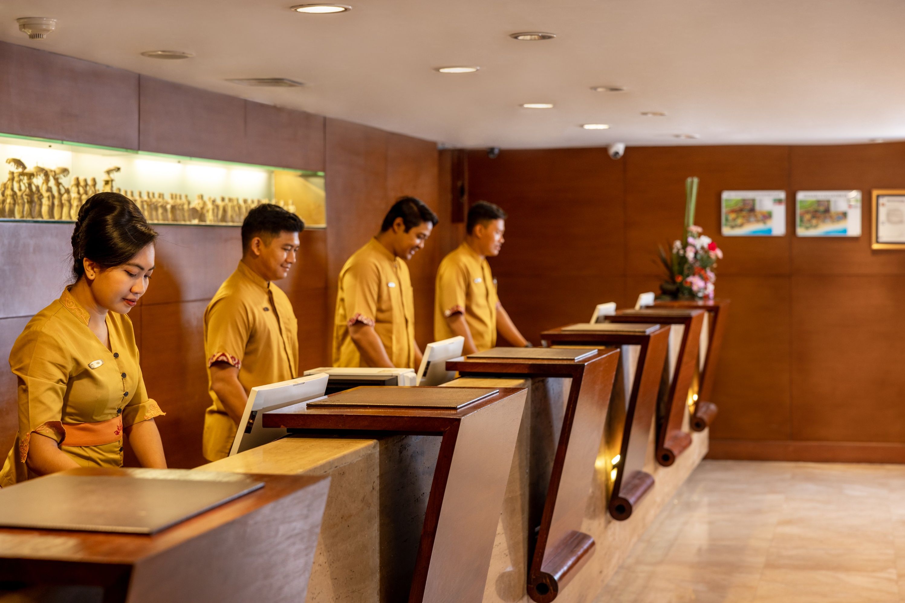 Indonesie Bali Sanur Prama Sanur Beach Hotel Receptie