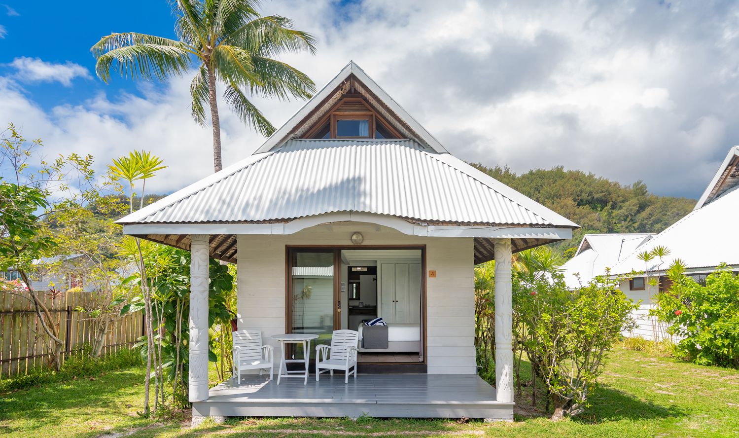 Garden Bungalow in Moorea Island Beach in Frans-Polynesie