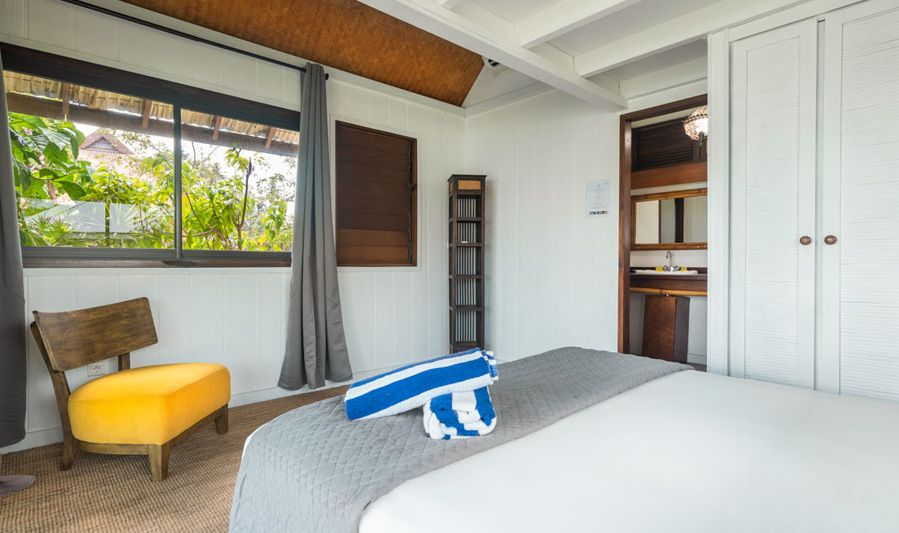 Garden Bungalow in Moorea Island Beach in Frans-Polynesie