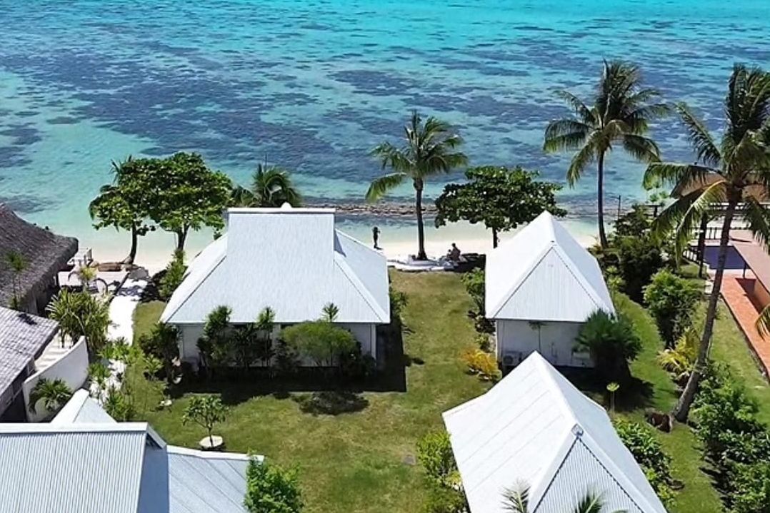Ligging van het Moorea Island Beach in Frans-Polynesie