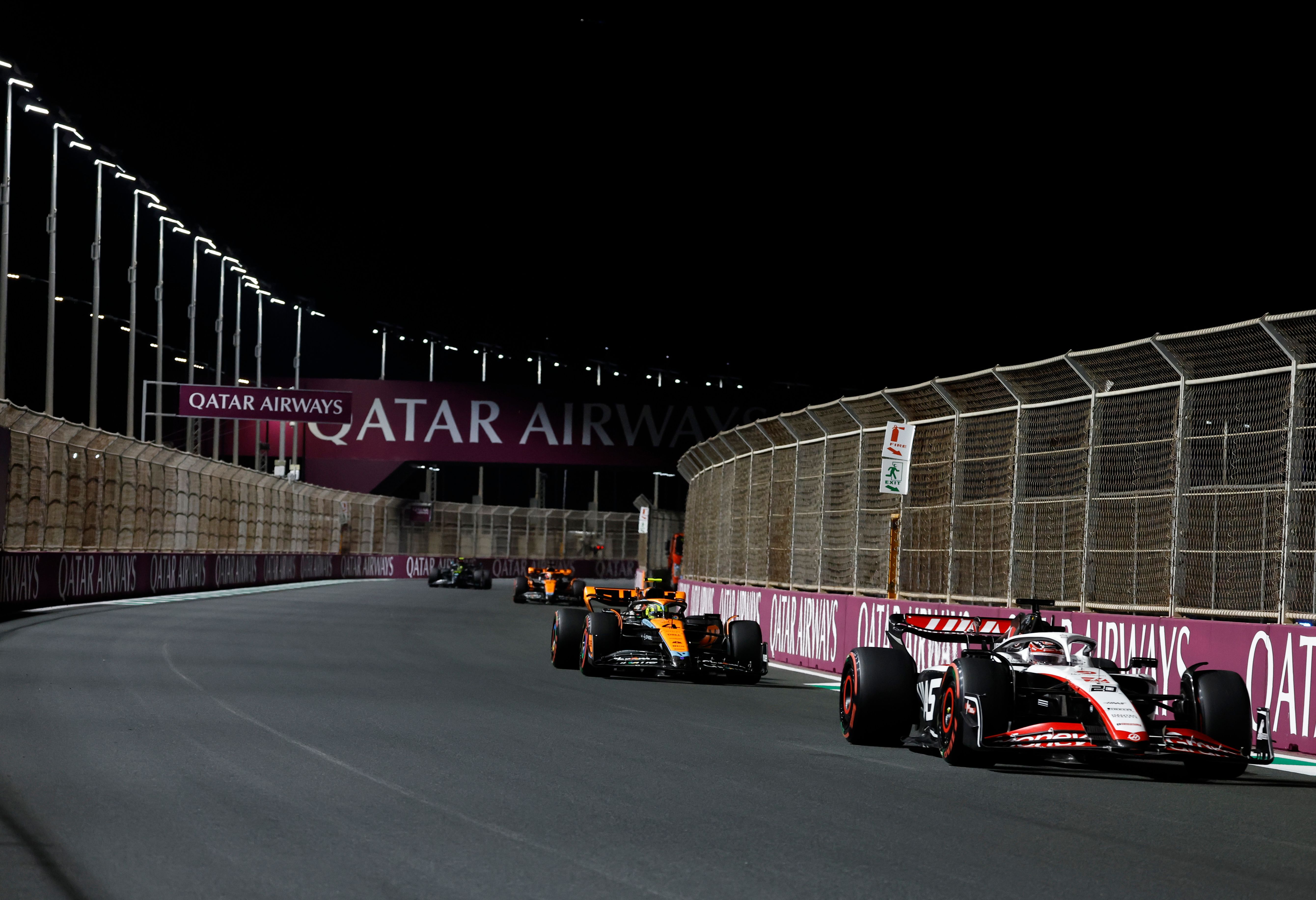 Racedag op het Lusail International Circuit in Doha in Qatar