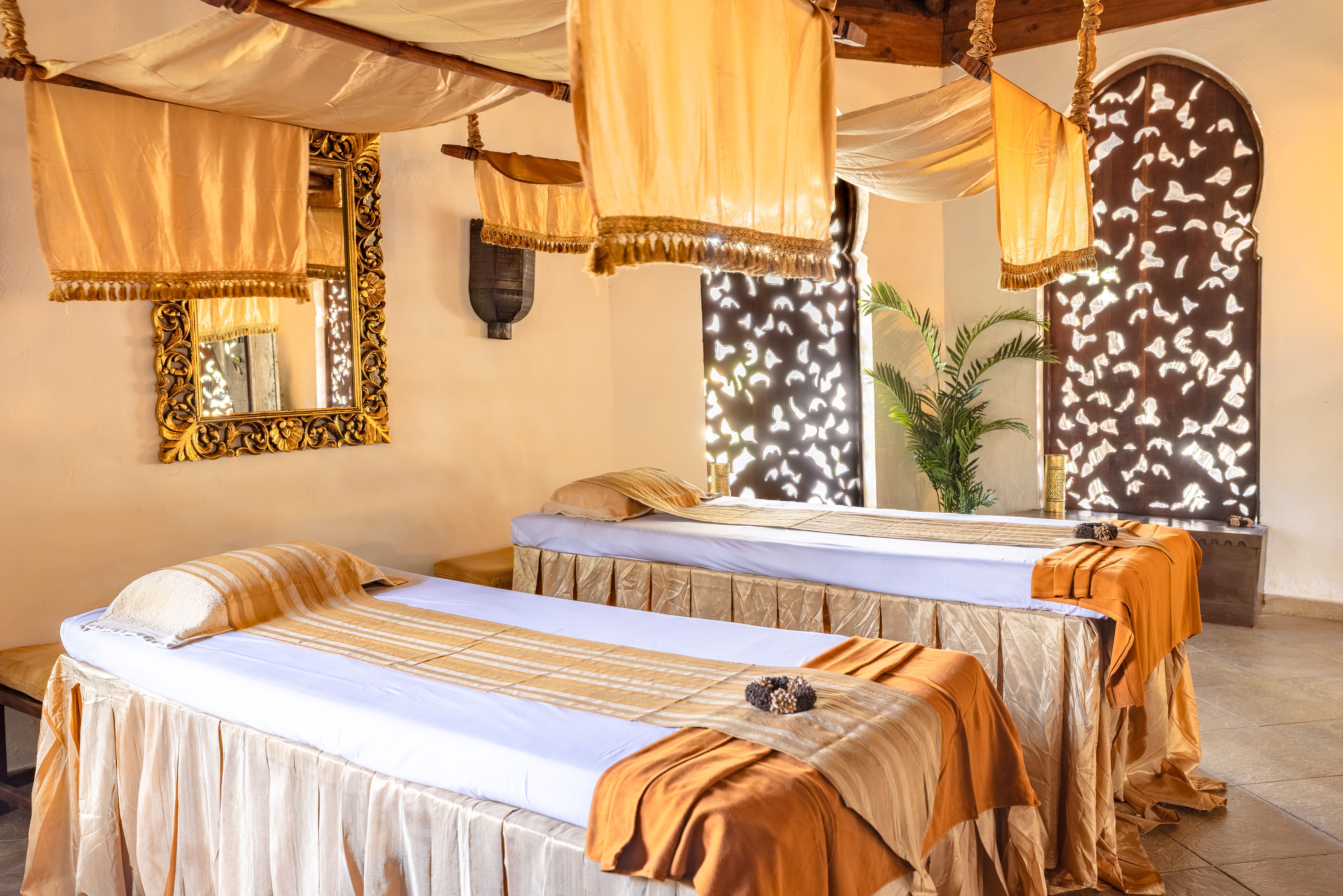 Spa behandelkamer in Breezes Beach Club op Zanzibar
