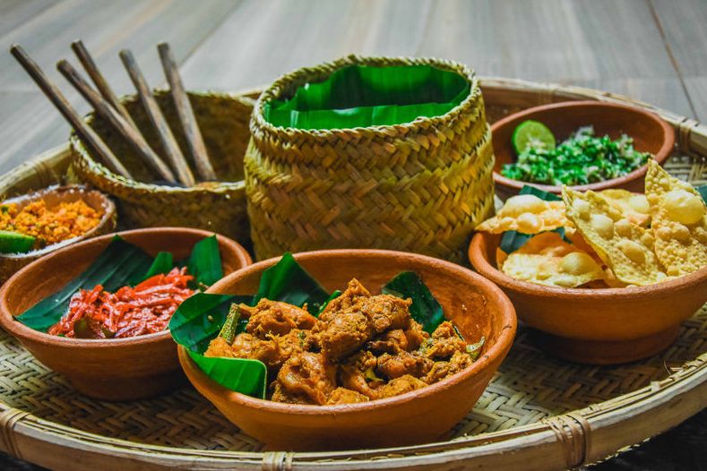 Curry gericht in Sri Lanka