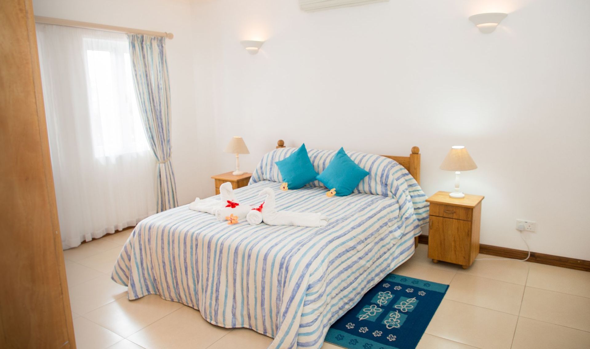 Slaapkamer met tweepersoonsbed