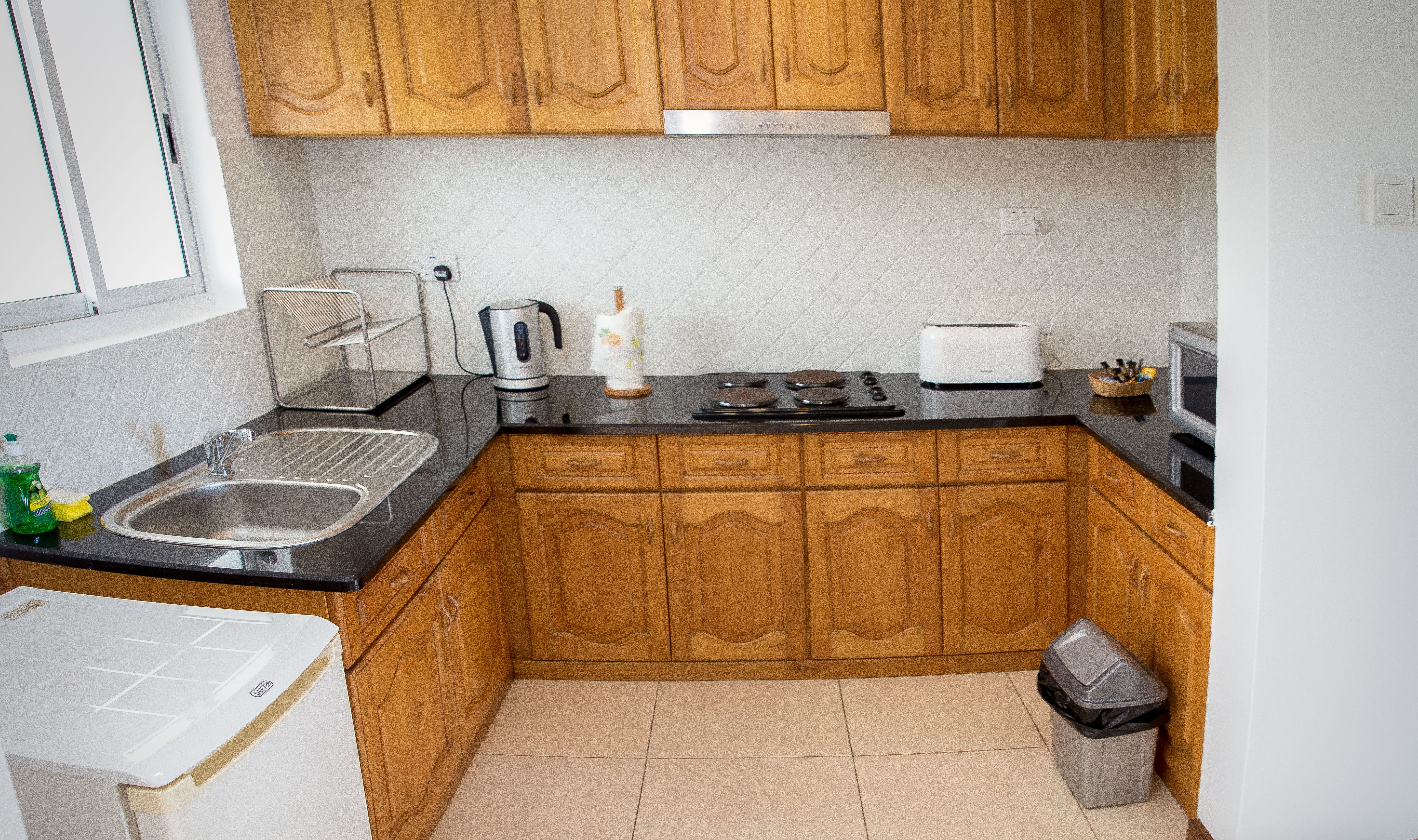 Keuken van de appartementen