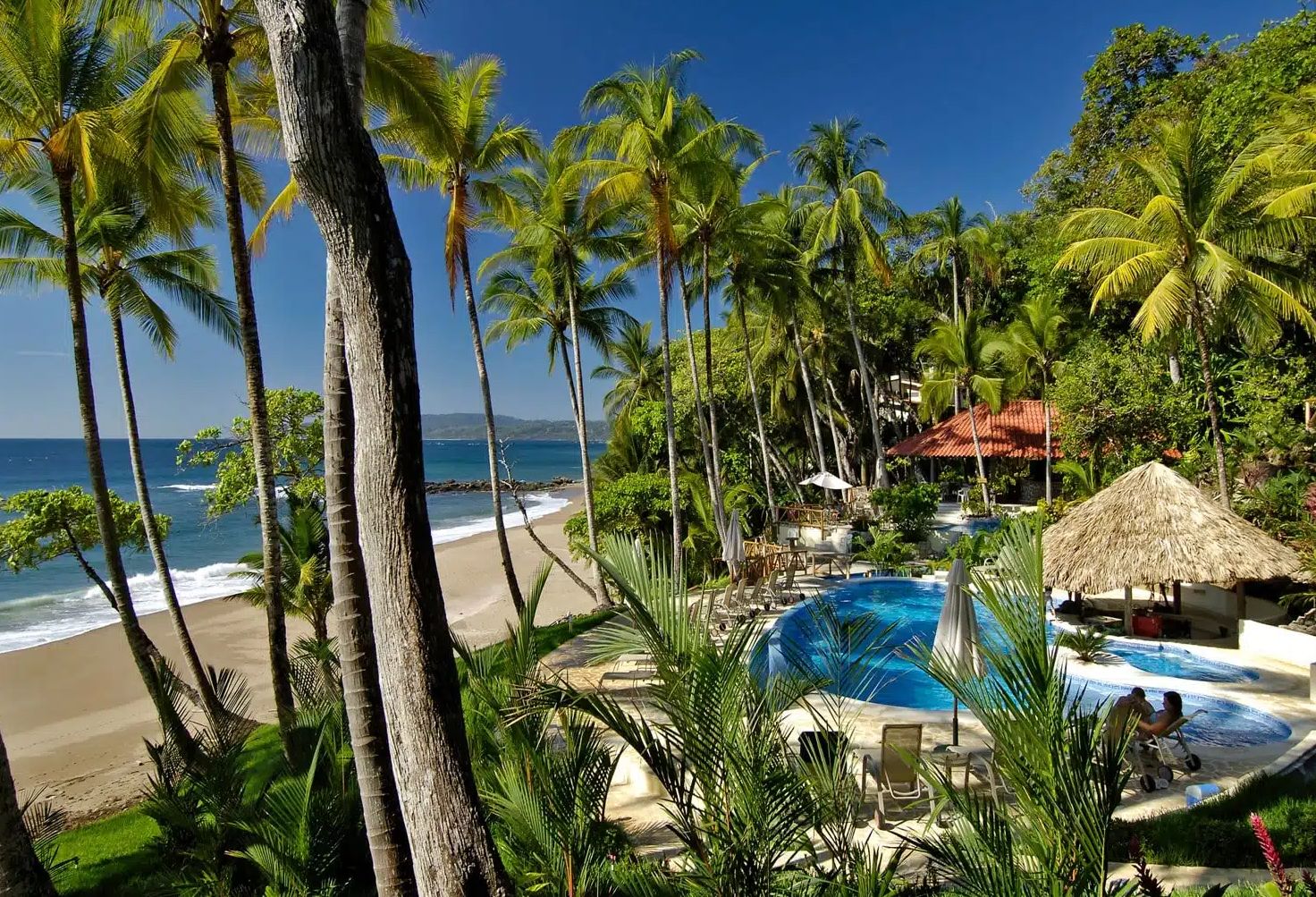 Costa Rica Nicoya Peninsula Tango Mar Beachfront Zwembad