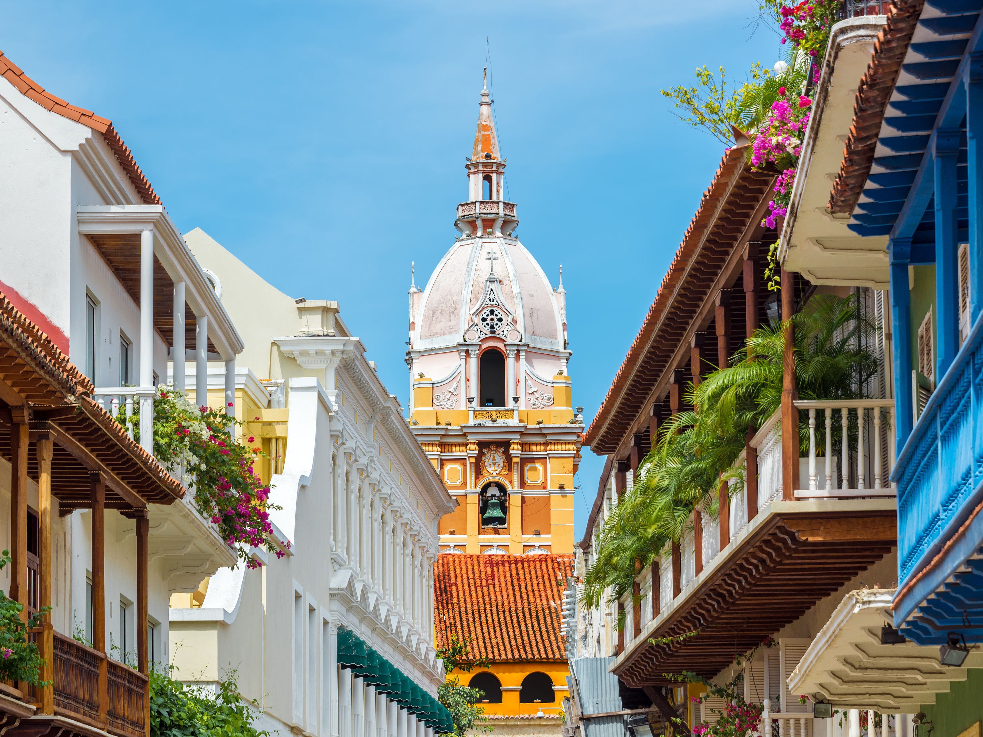 Colombia-Cartagena-straat-plein