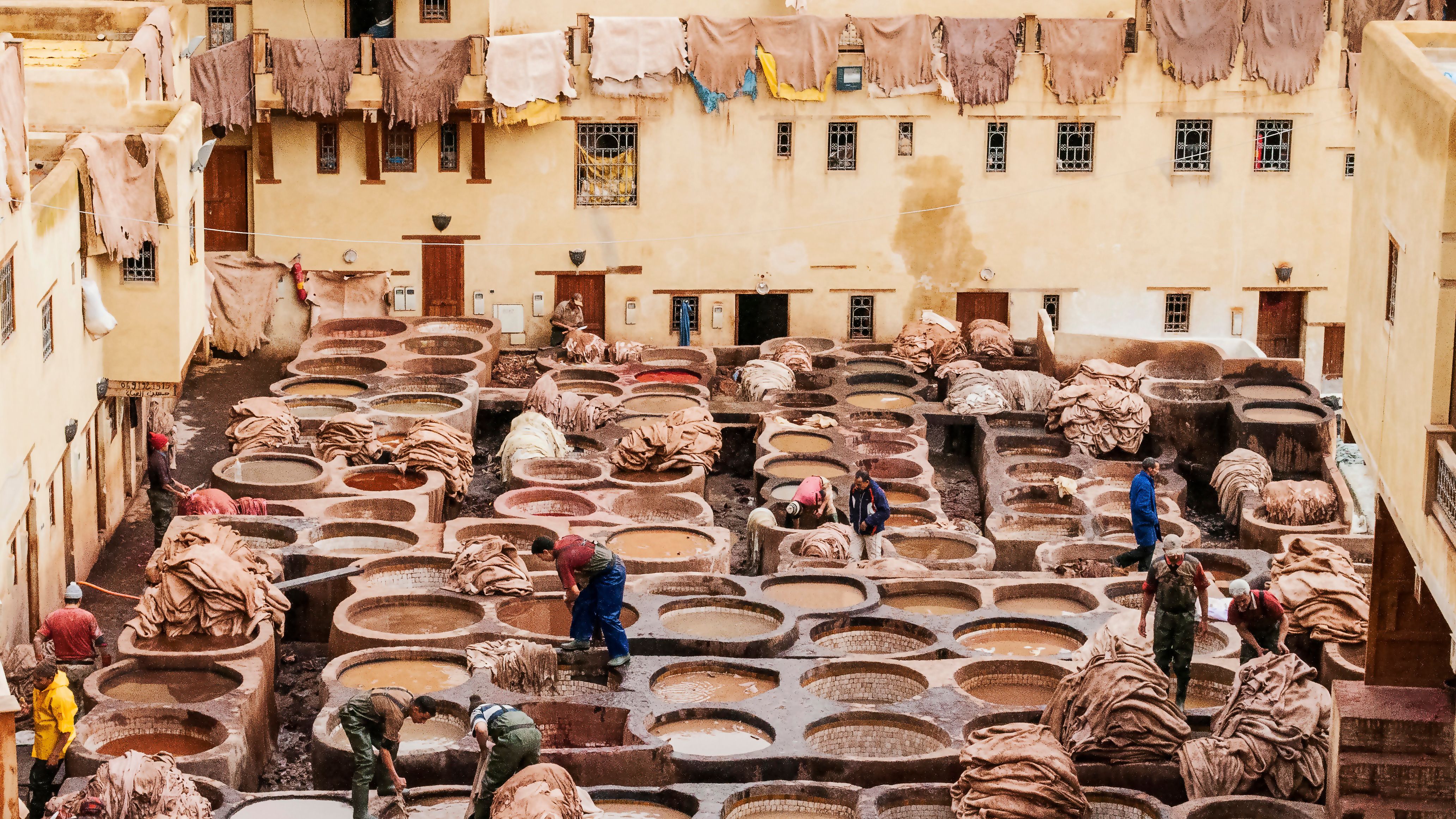 Marokko-Fez-Tanneries
