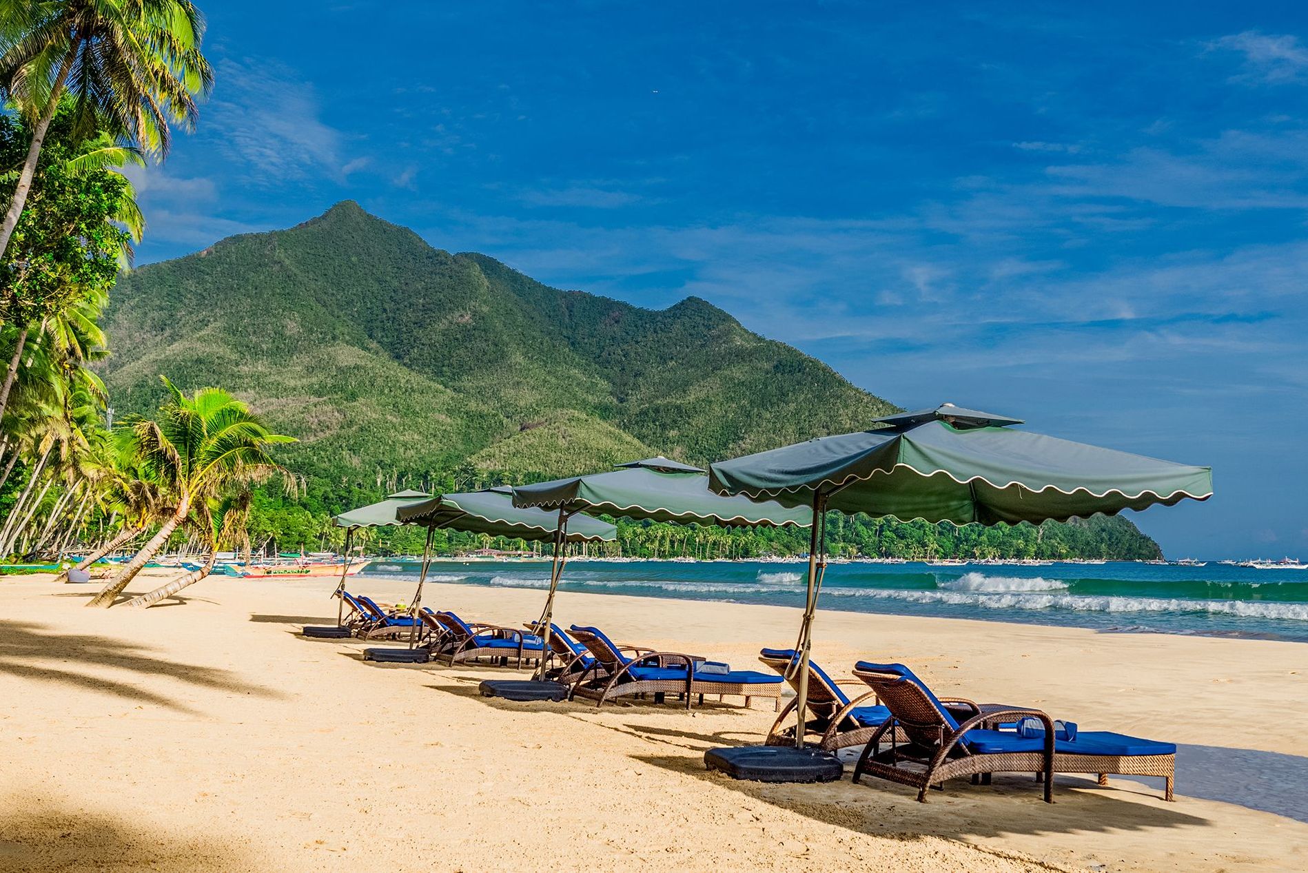 Filipijnen Sabang Daluyon Beach Mountain Resort Strand