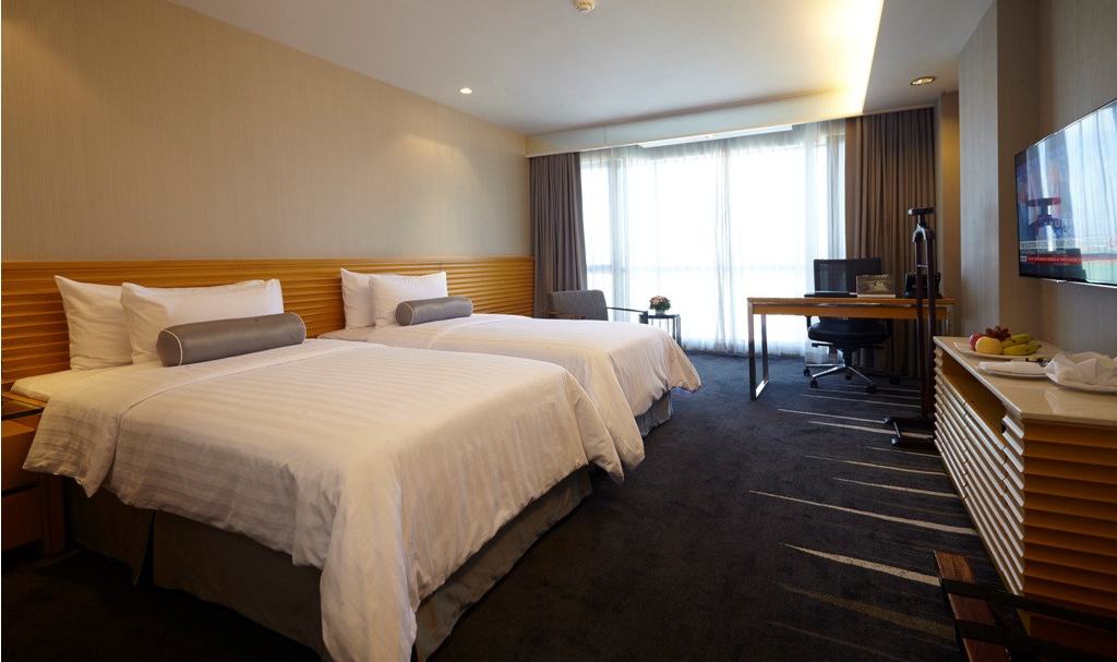 Plaza kamer in het Lao Plaza Hotel in Vientiane in Laos