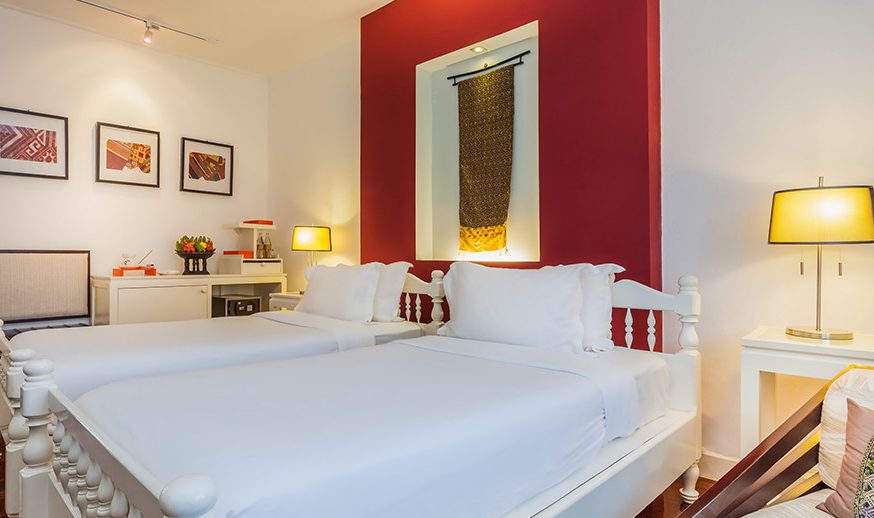 La Residence Twin kamer in het Maison Souvannaphoum in Luang Prabang in Laos