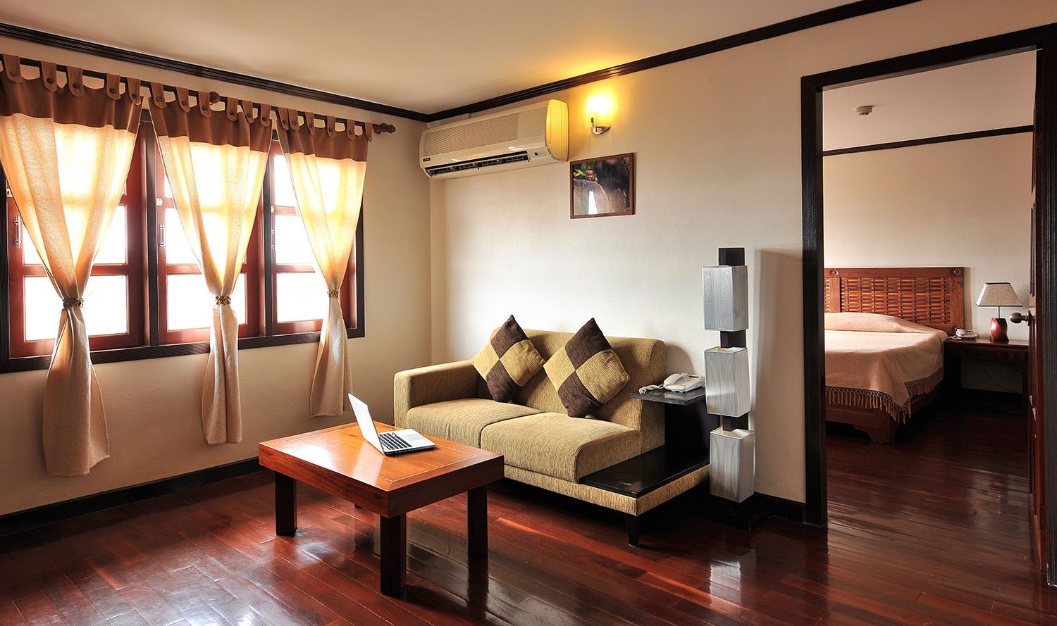 Deluxe Suite in het Lao Ochid Hotel in Vientiane in Laos