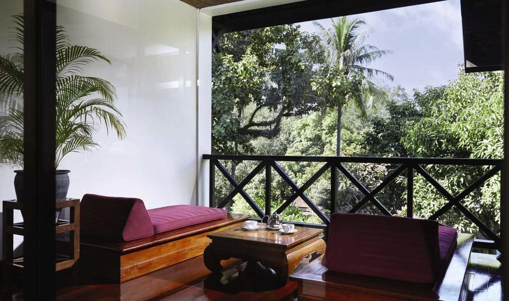 Garden View kamer in het Belmond La Residence Phou Vao in Luang Prabang in Laos