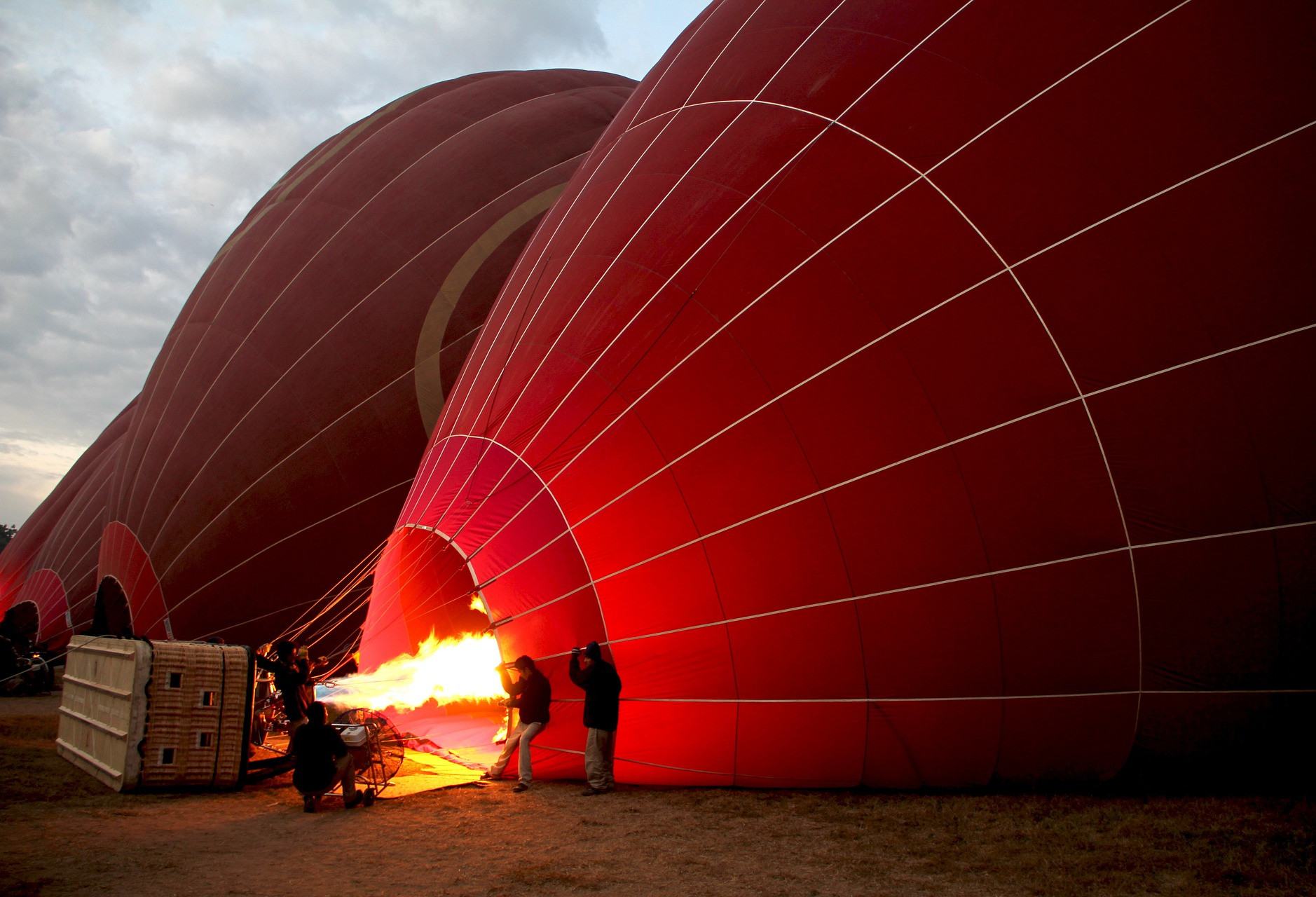 Myanmar ballonvaart over Inle Lake