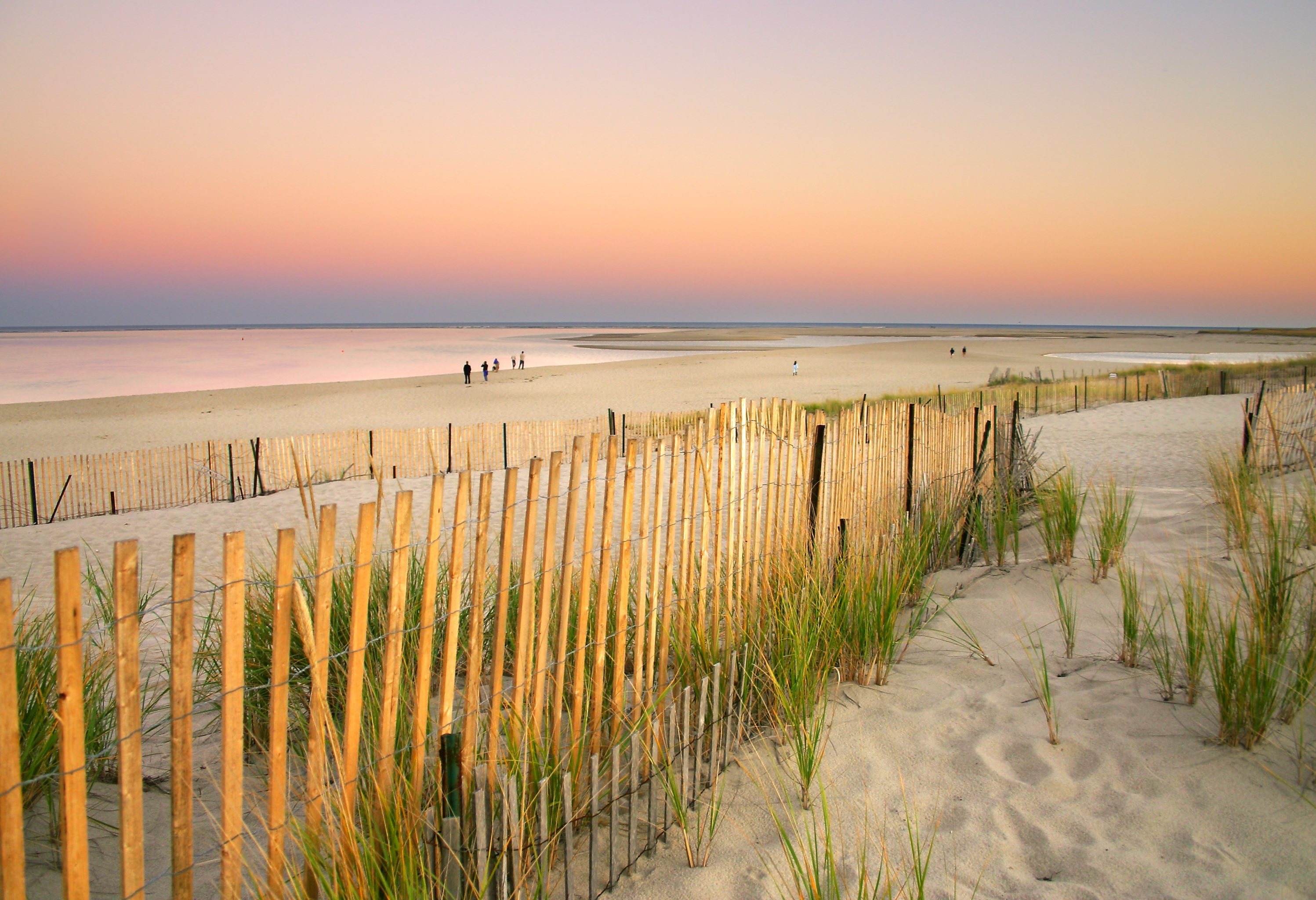 Strand bij Cape Cod in New England