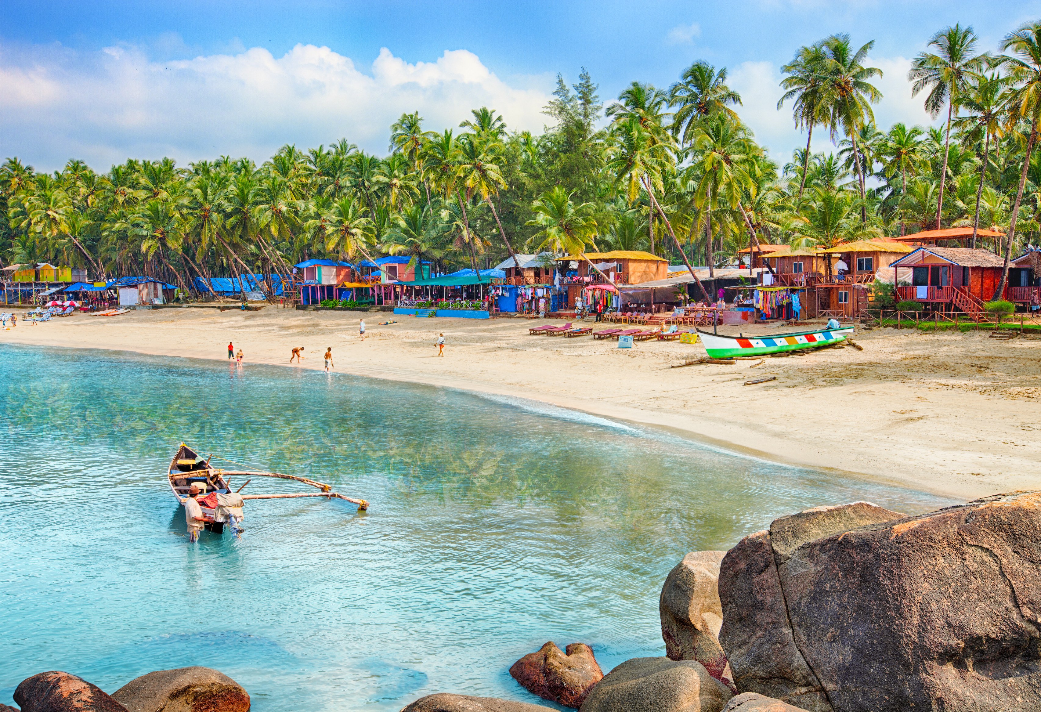 Strand in Goa in India