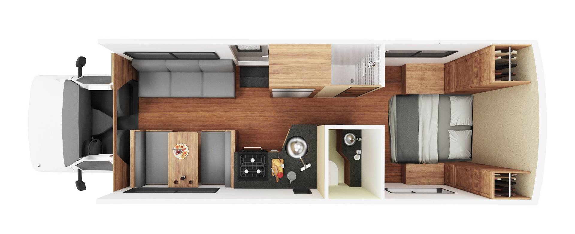 Cruise Canada Large RV dagindeling