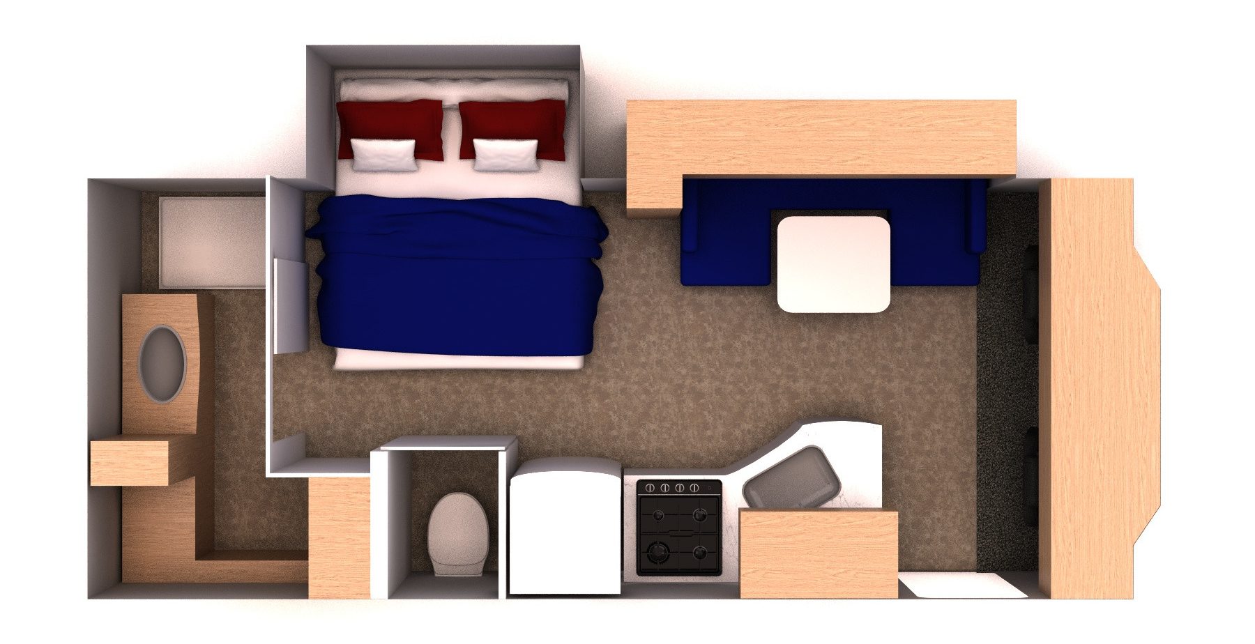 Canadream SVC camper van dagindeling