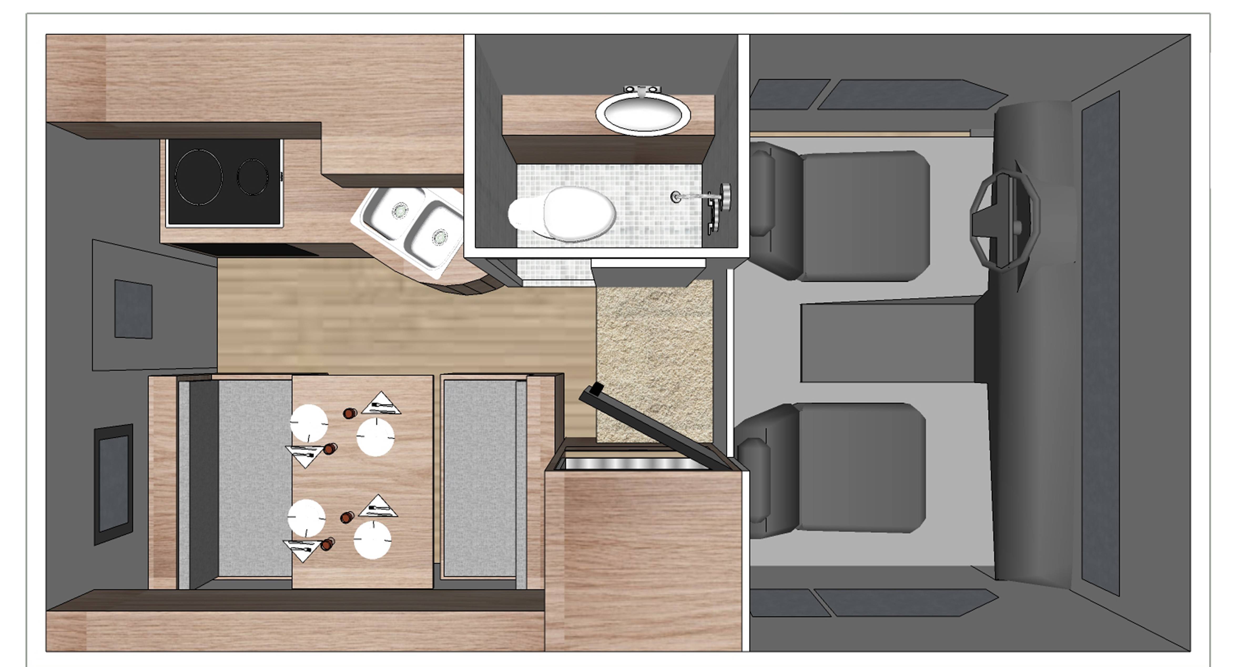 Canada Fraserway Truck camper dagindeling