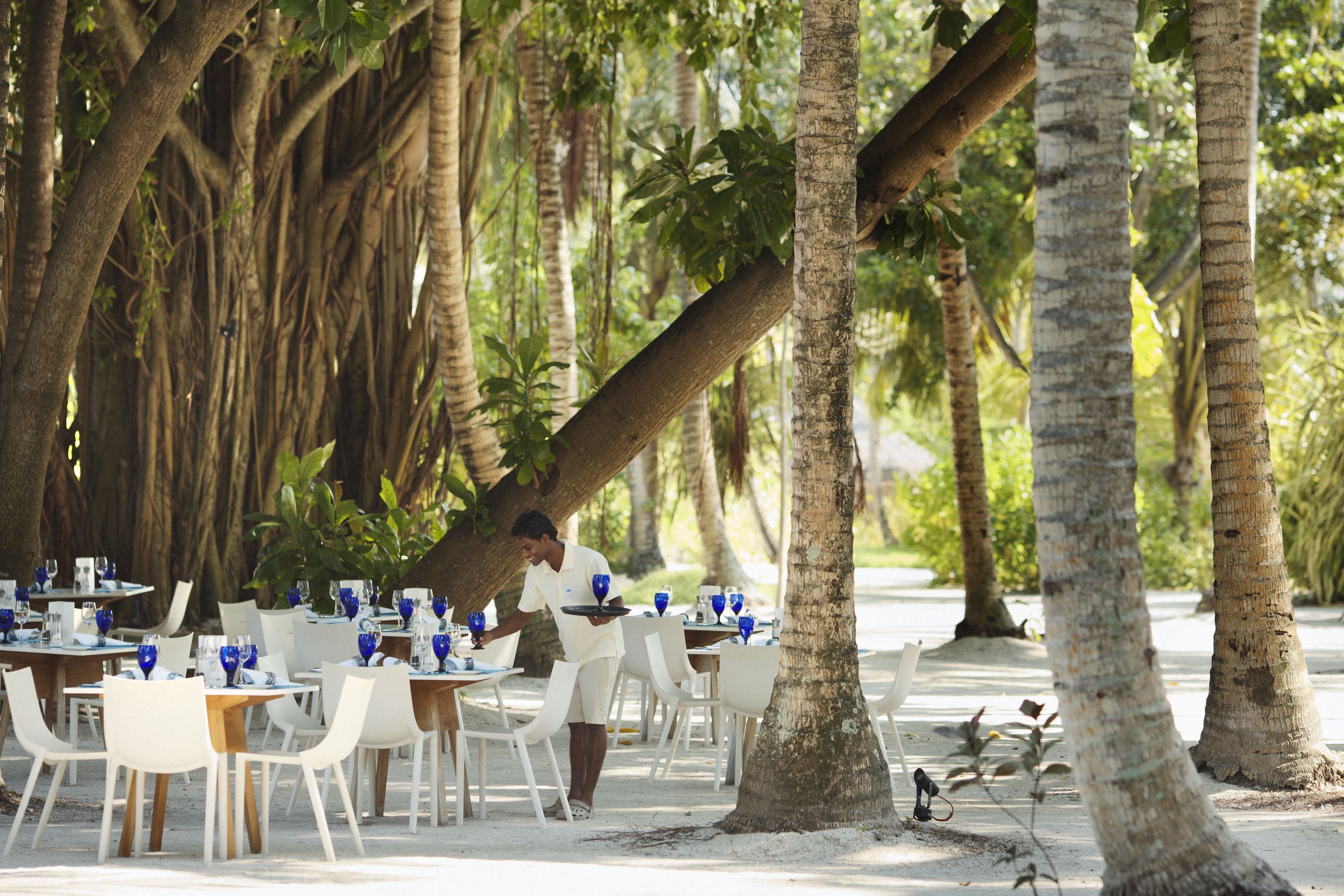 Kandooma restaurant op de Malediven