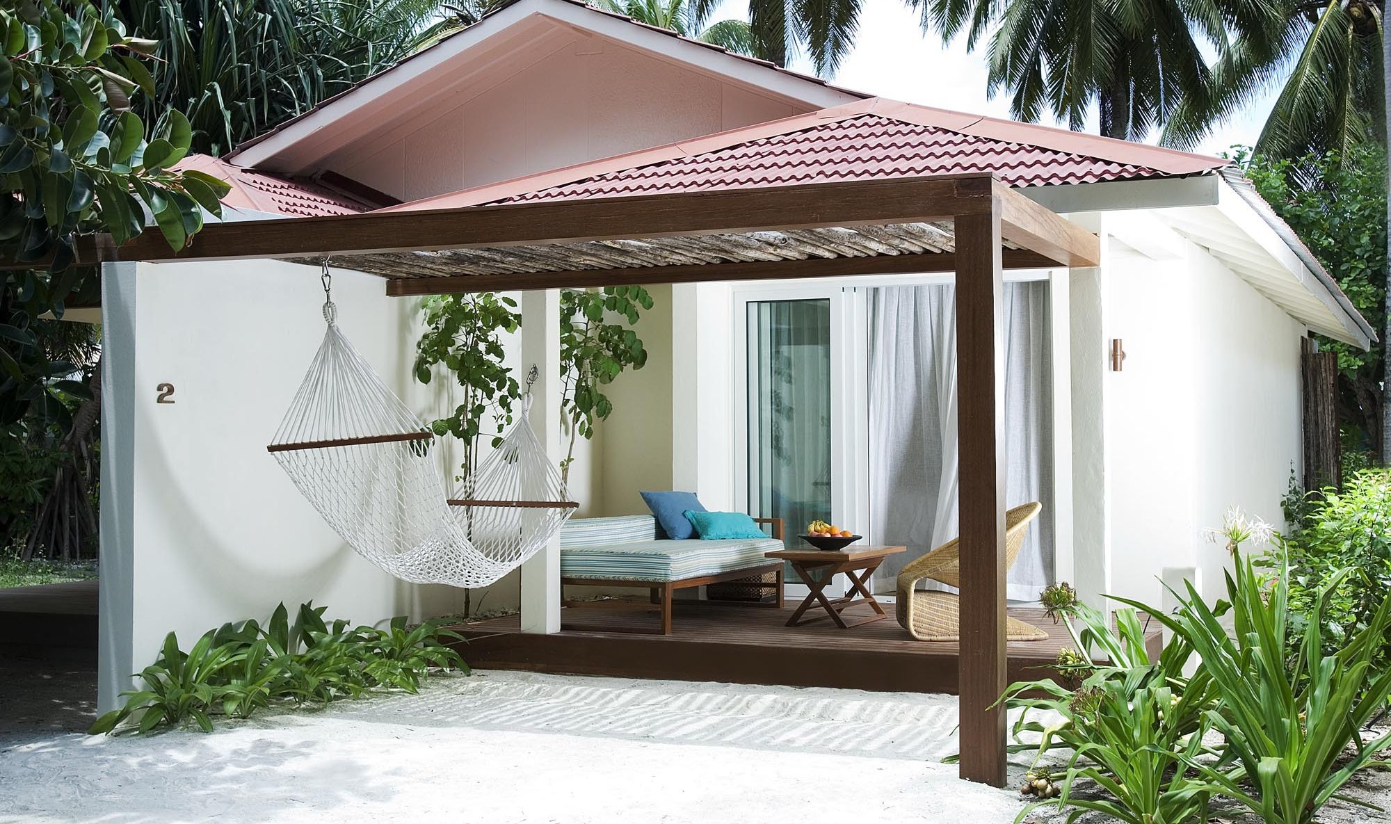 kandooma Beach Villa buitenkant Malediven