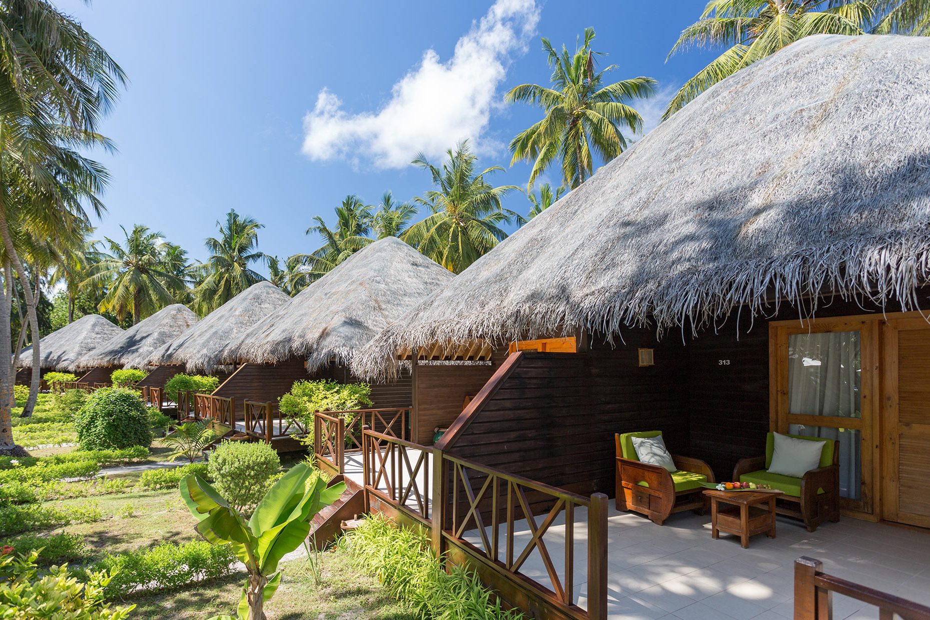 Bandos resort bungalows Malediven