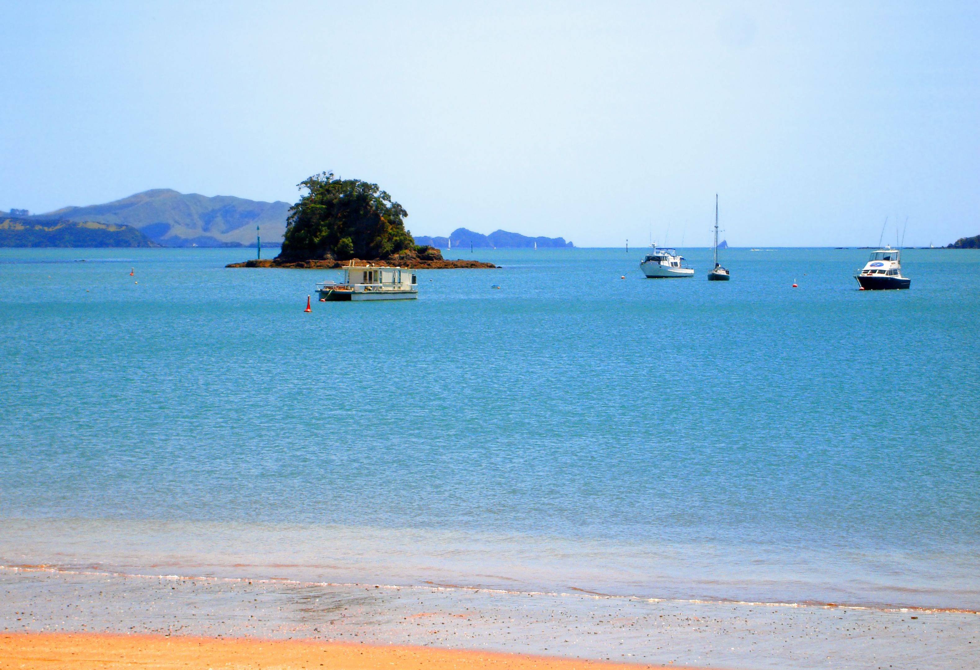 Paihia in de Bay of Islands in Nieuw-Zeeland