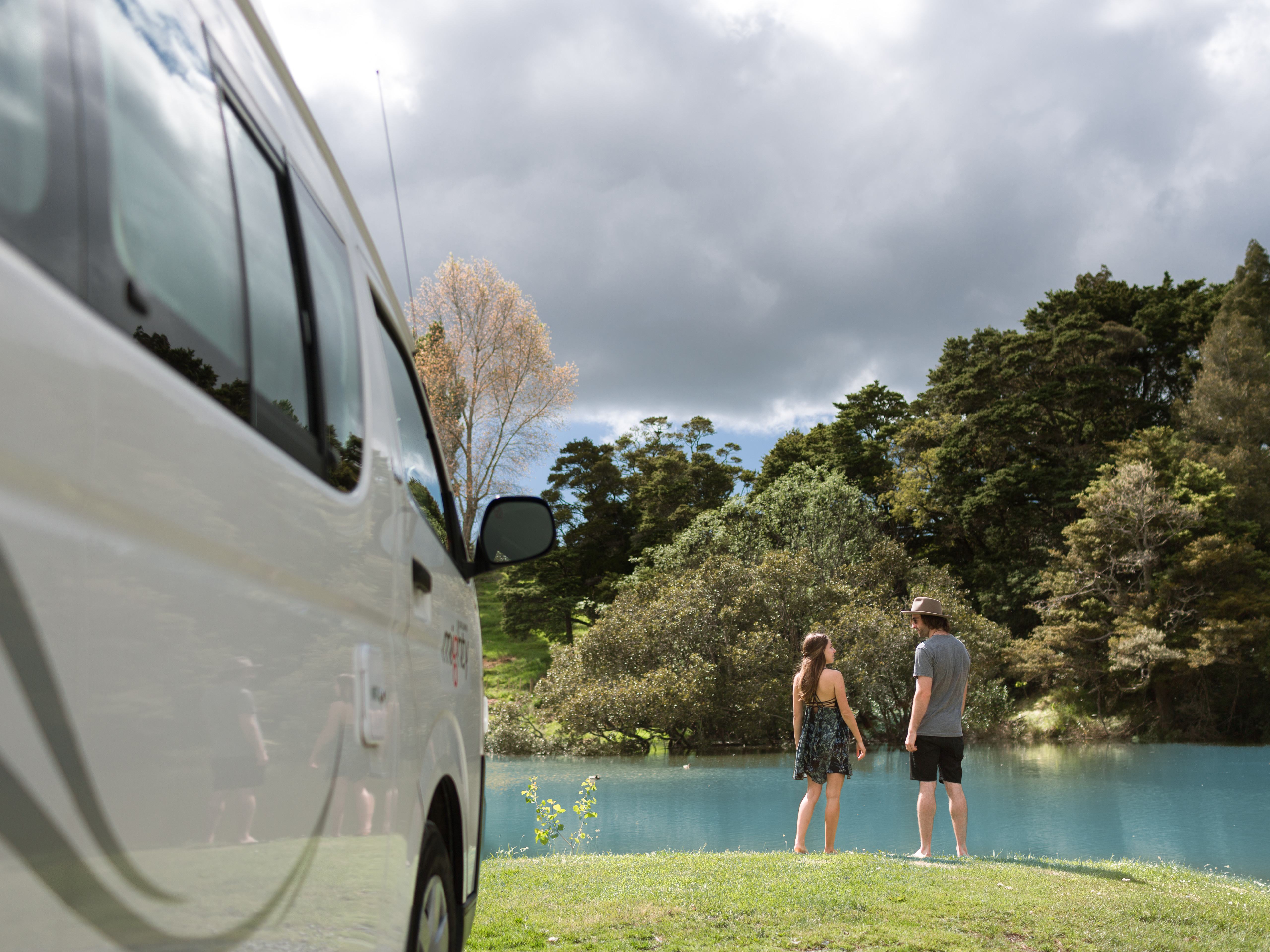Genieten met de Double Down camper van Mighty in Nieuw-Zeeland