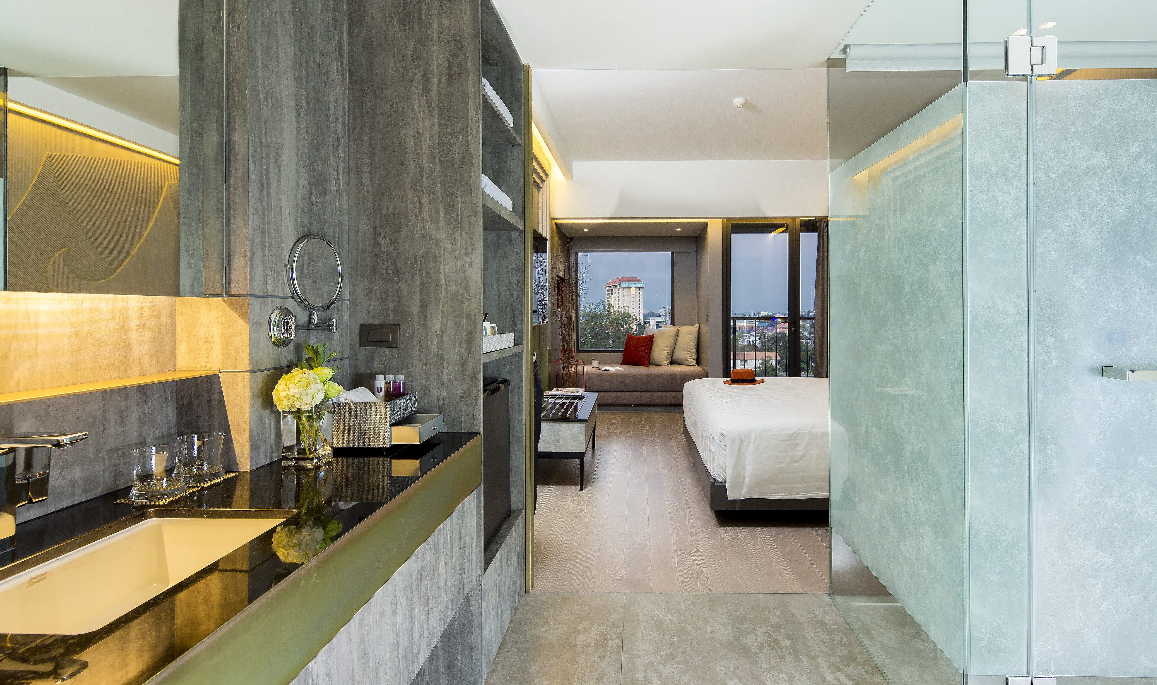 Deluxe kamer in het U Nimman hotel in Chiang Mai in Thailand