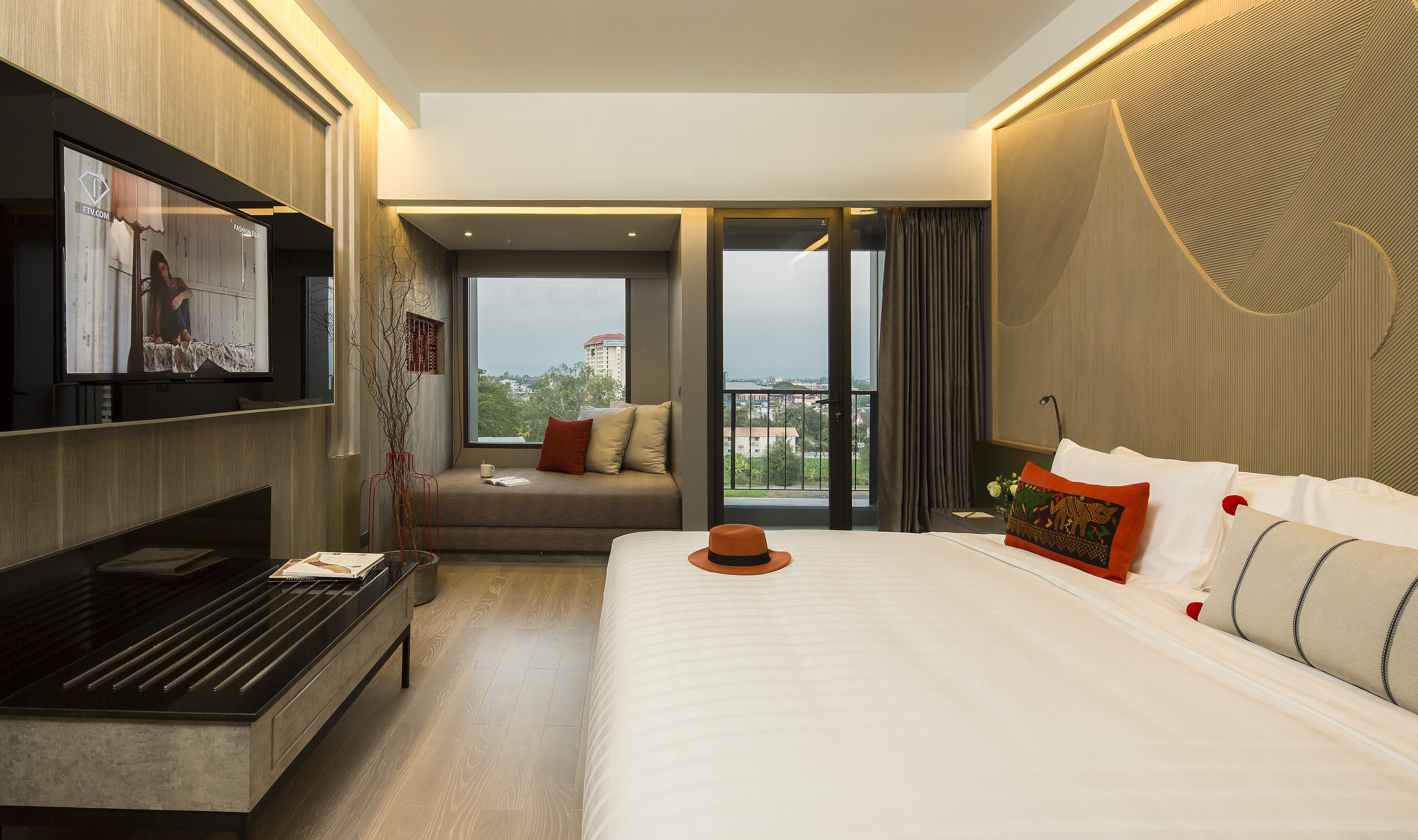 Deluxe kamer in het U Nimman hotel in Chiang Mai in Thailand