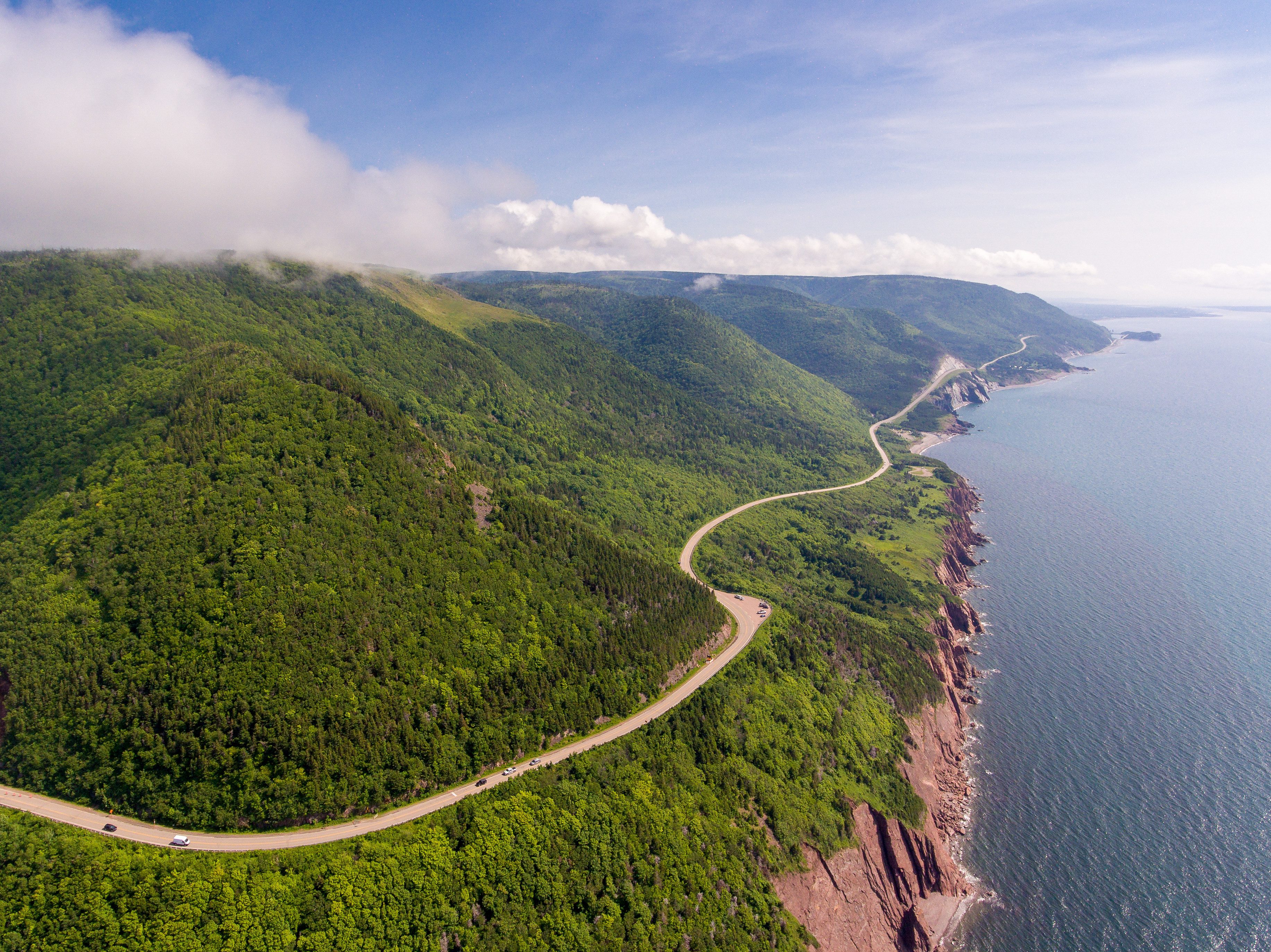 De Atlantische kust van Canada
