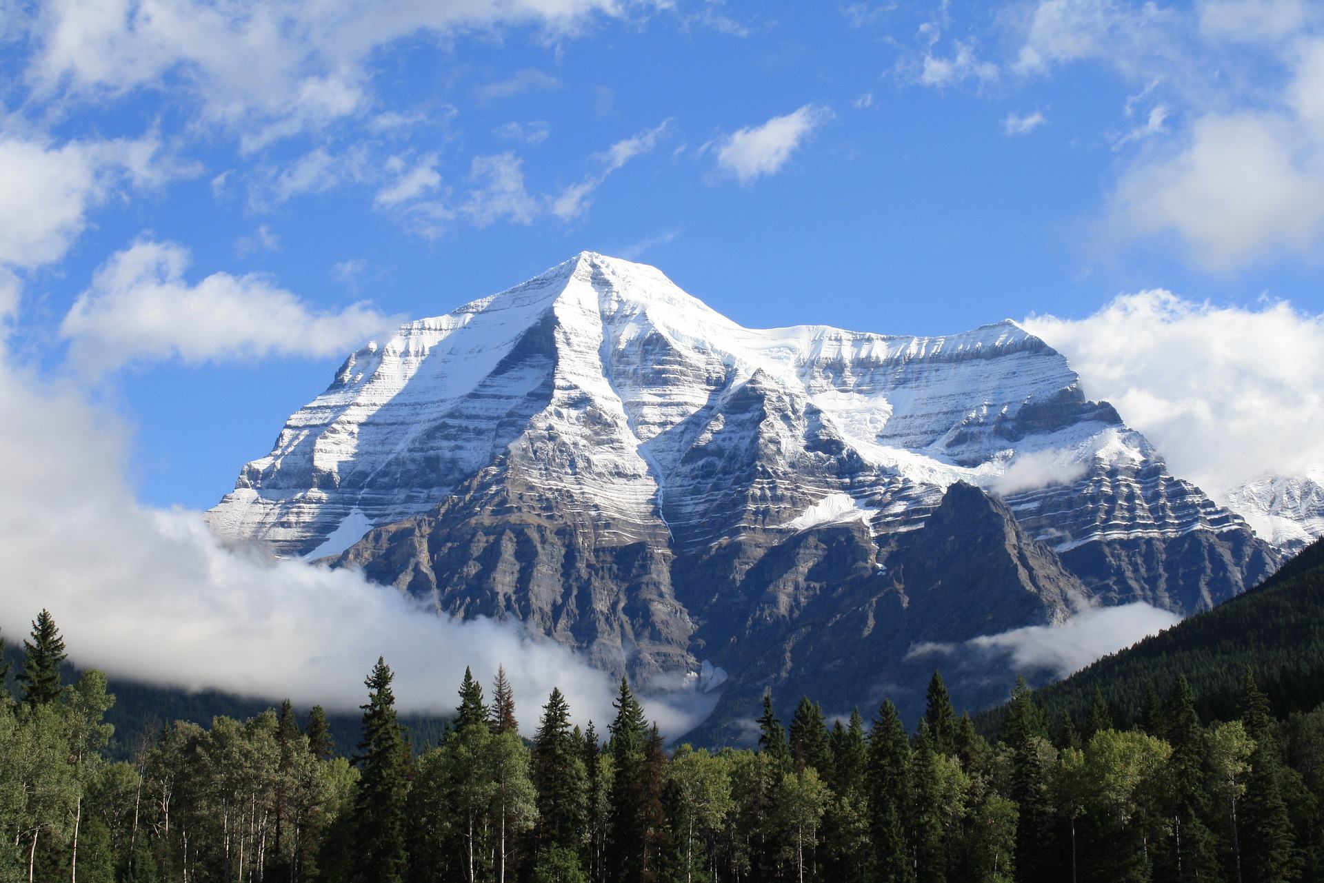 Mount Robson, de hoogste berg van Canada