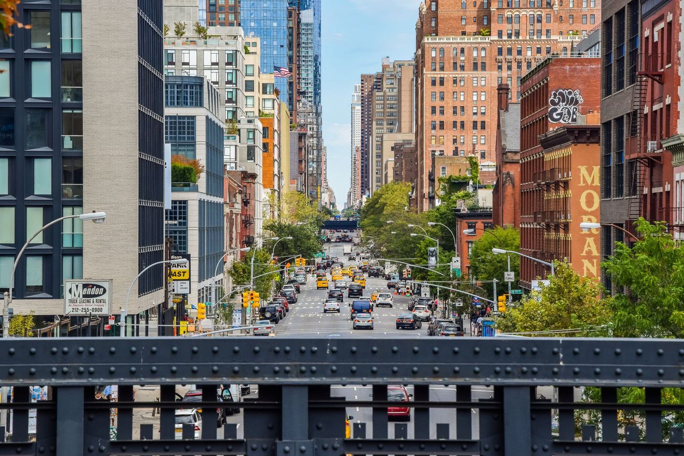 High Line in Chelsea in New York, Amerika