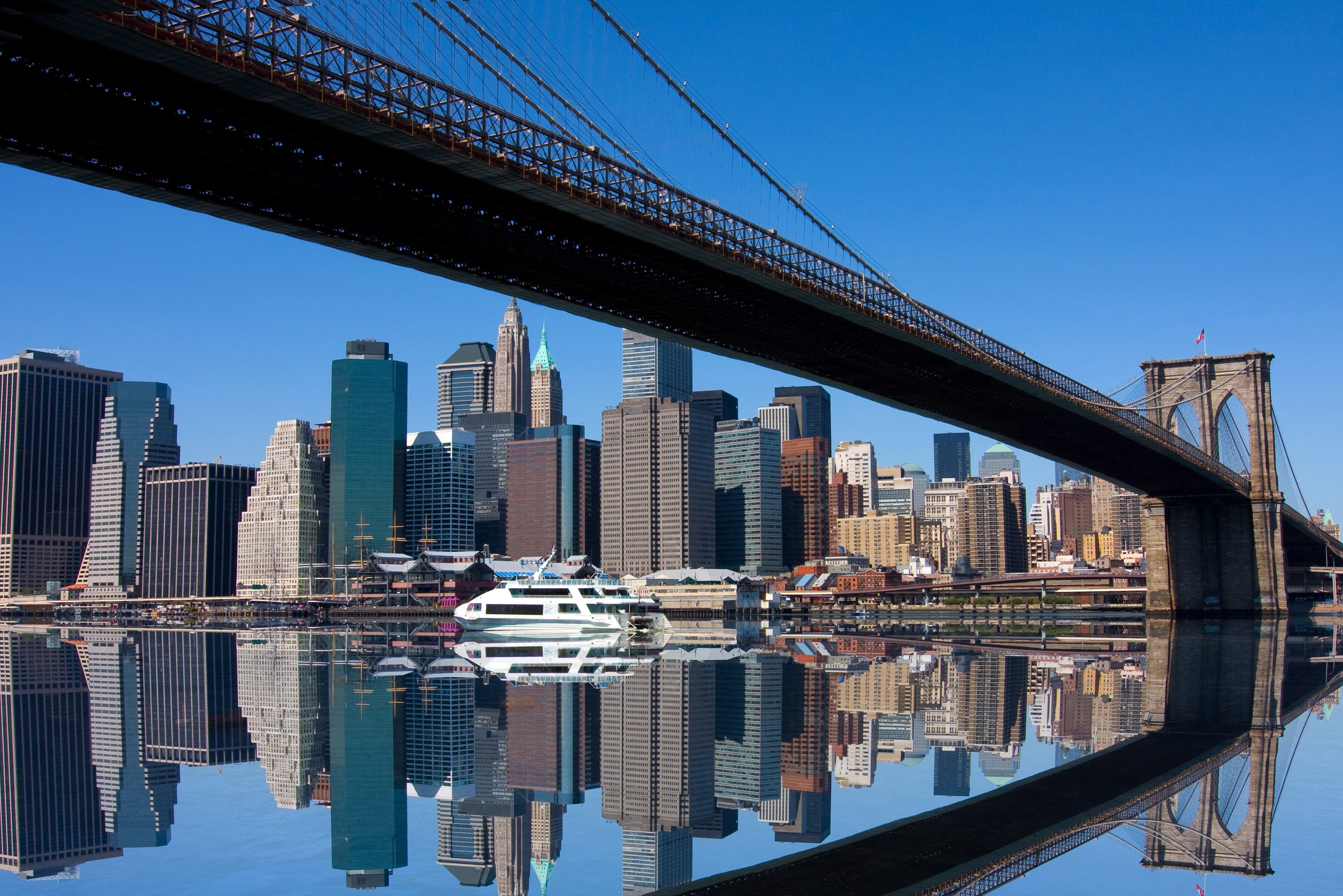 Brooklyn Bridge, New York in Amerika
