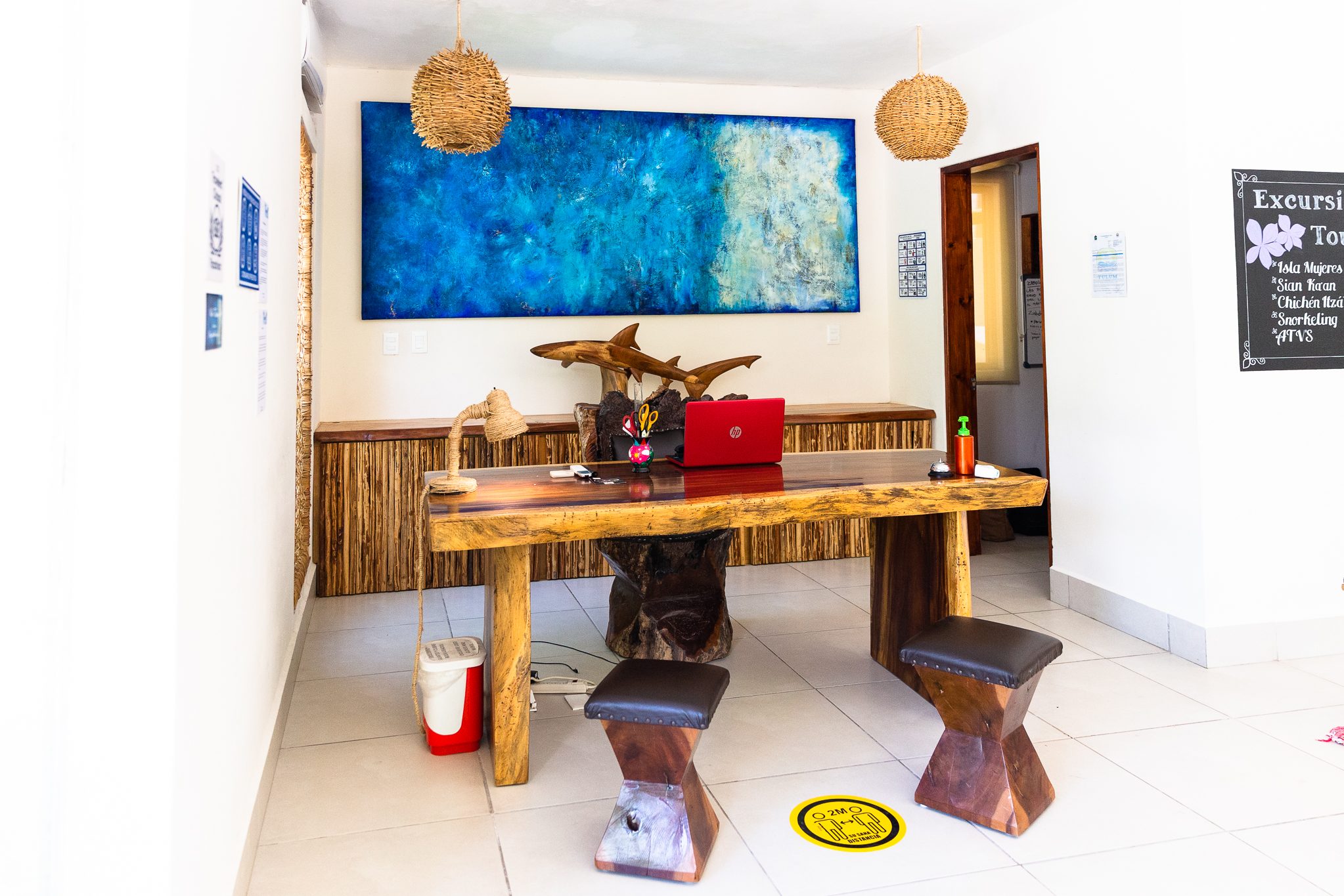 Mexico Tulum Hotel Niik receptie