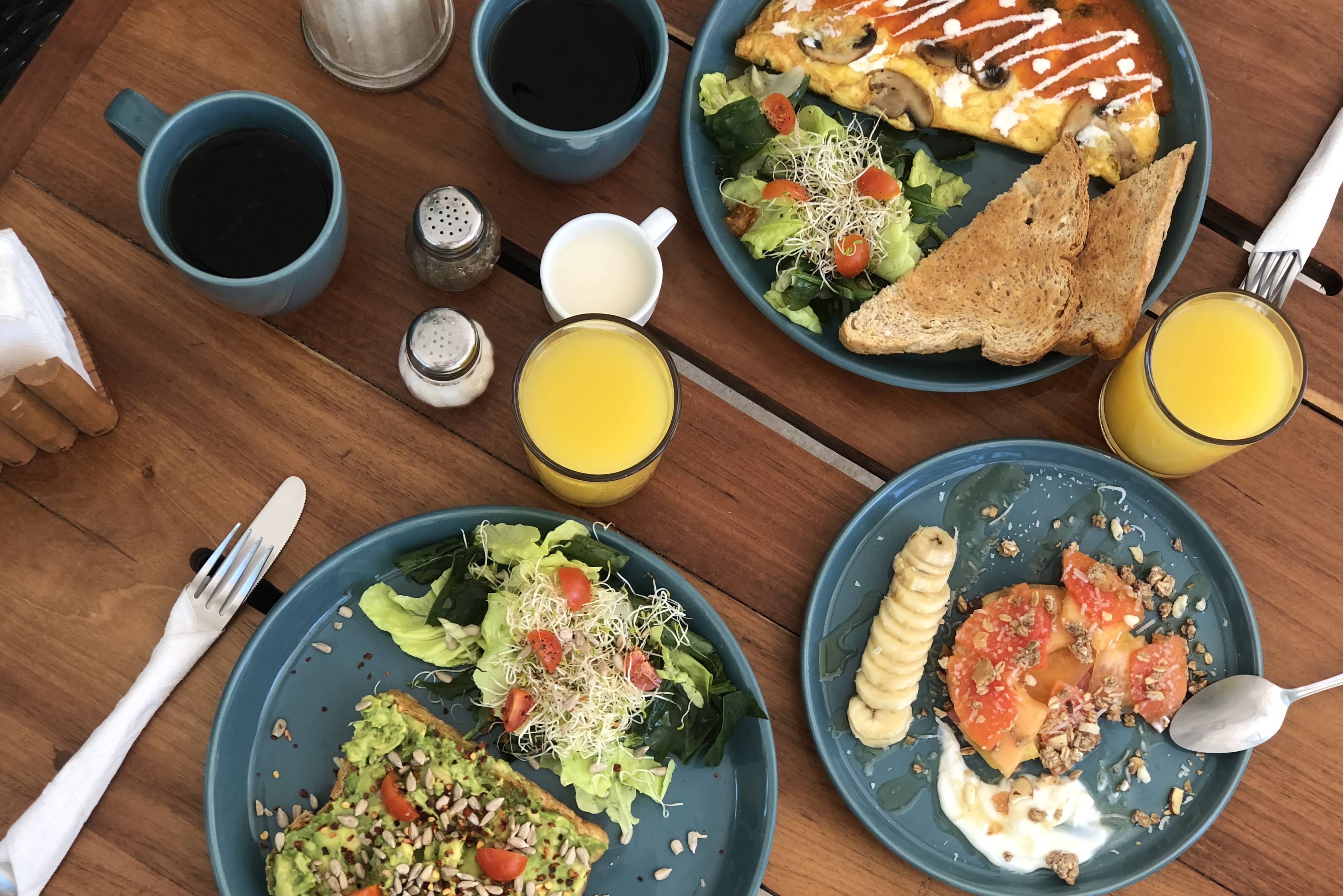 Mexico Tulum Hotel Niik ontbijt