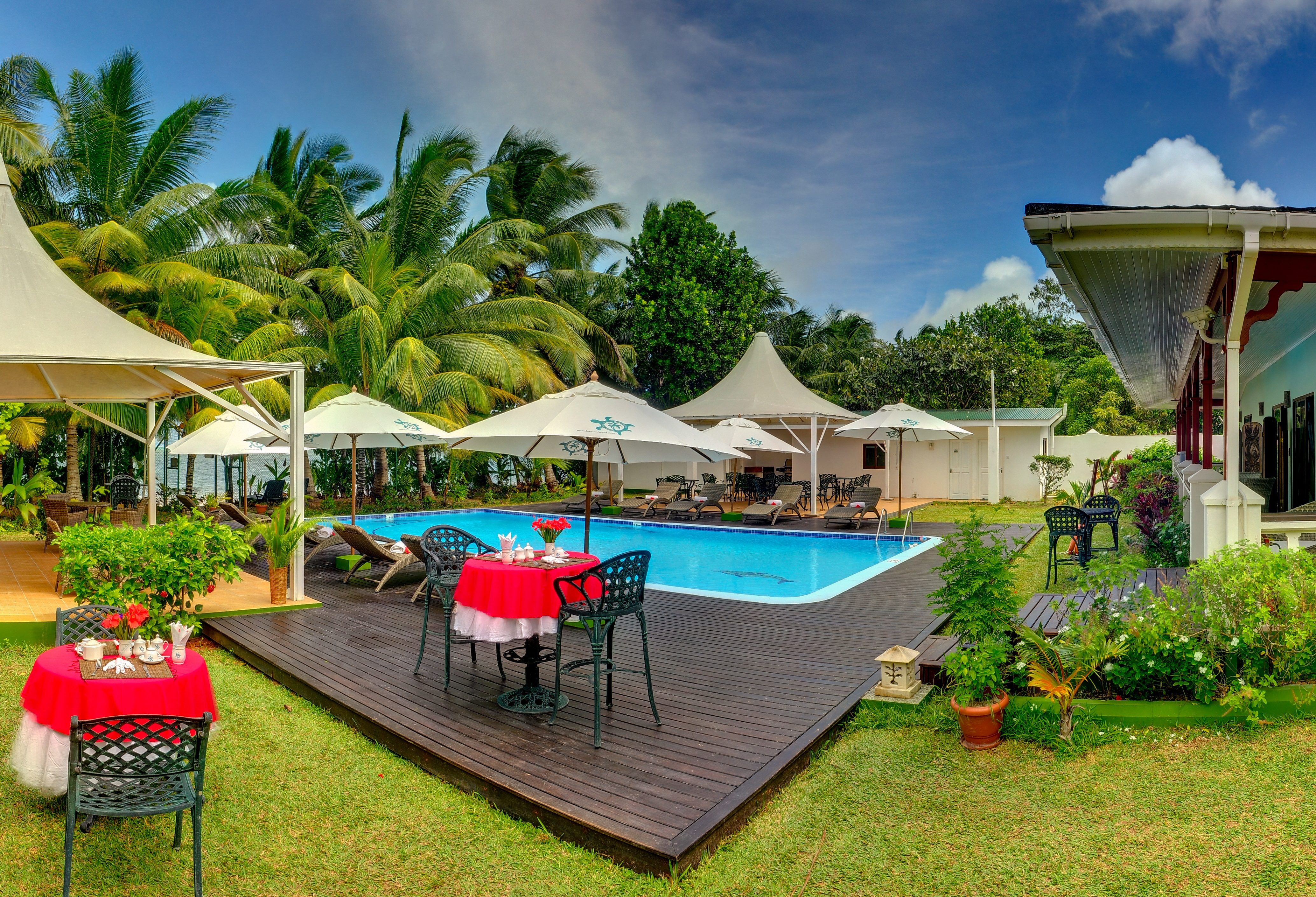 Seychelles Praslin Le Relax Beach Resort Tuin