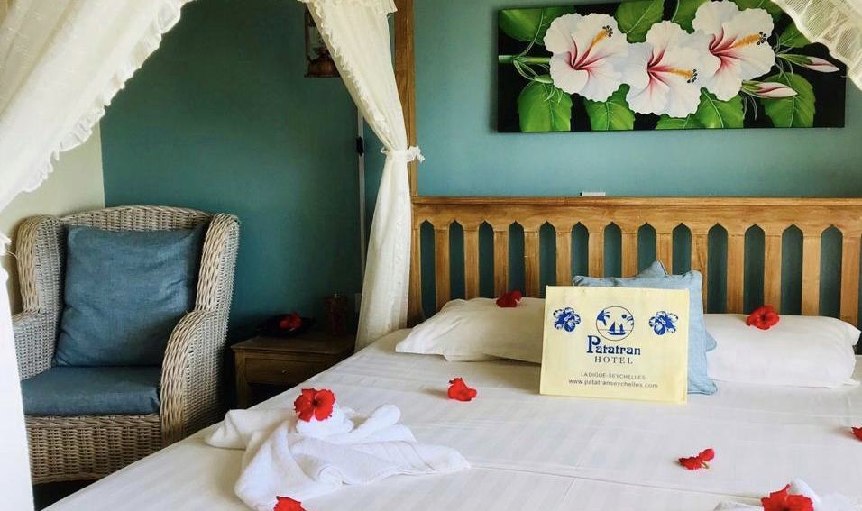 Seychellen La Digue Patatran Hotel Superior Kamer