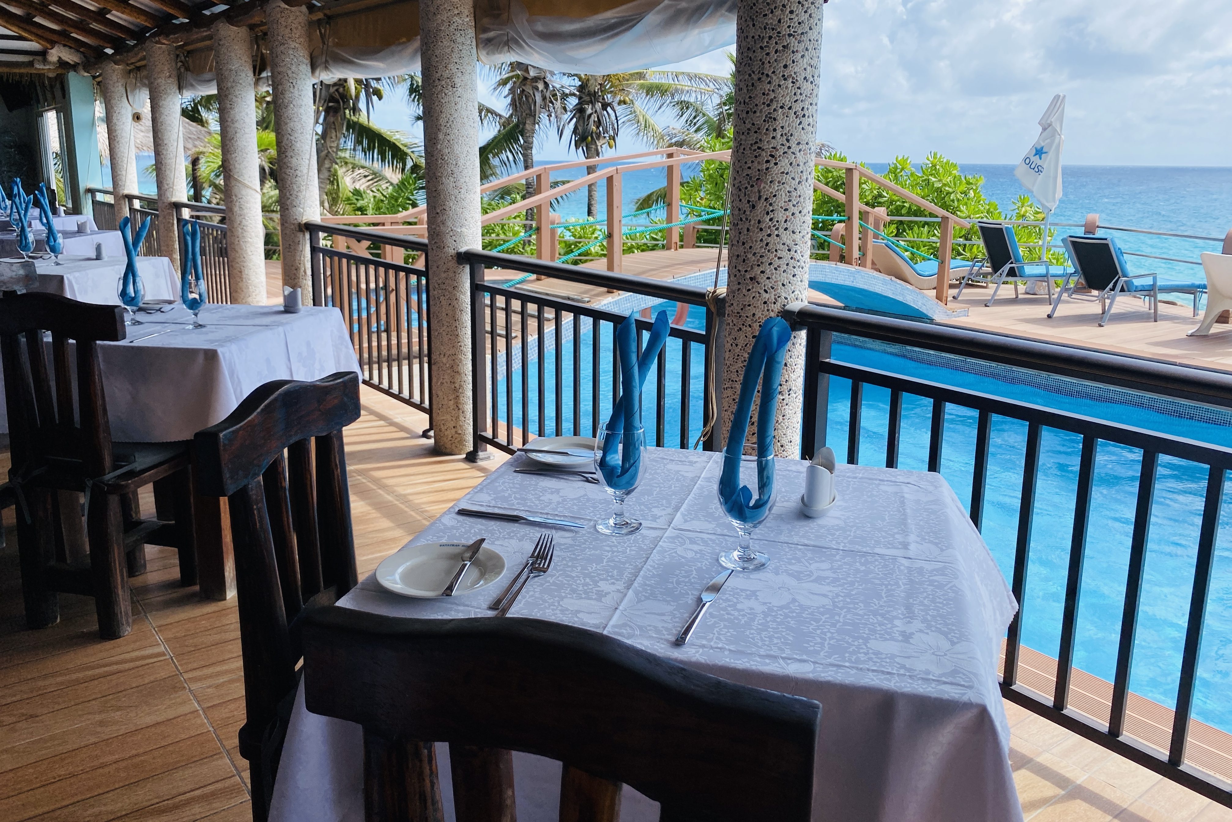 Seychellen La Digue Patatran Hotel restaurant