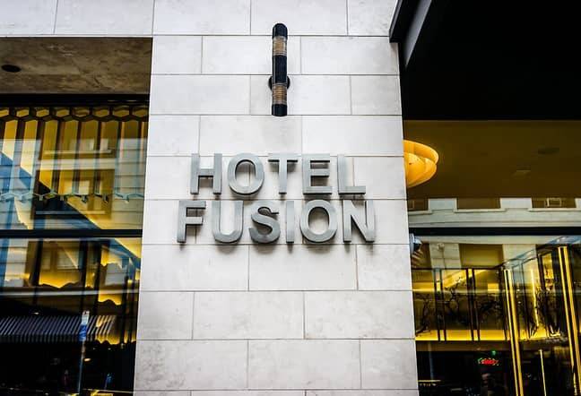San Francisco Hotel Fusion Facade