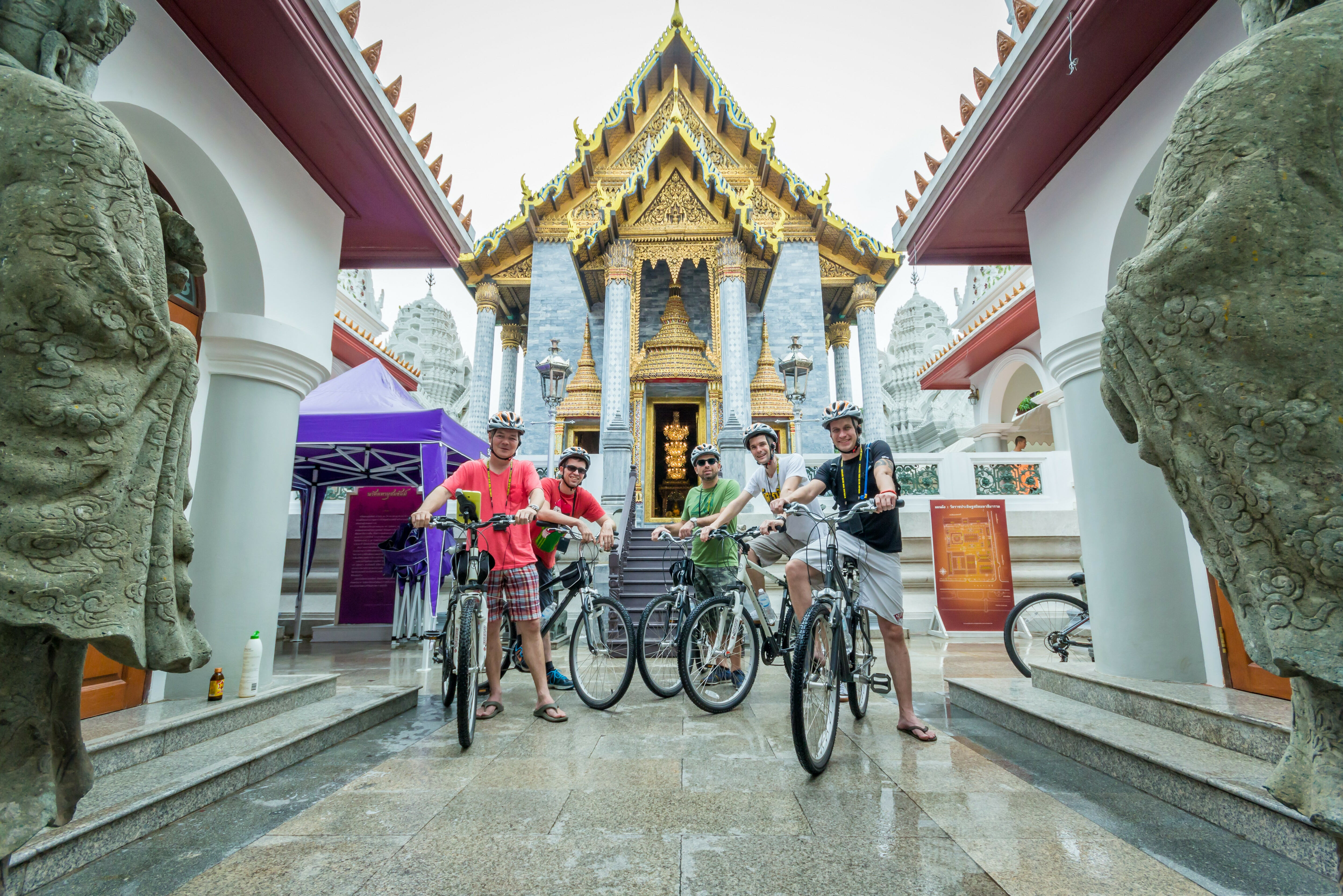 Tempel fietstour Bangkok