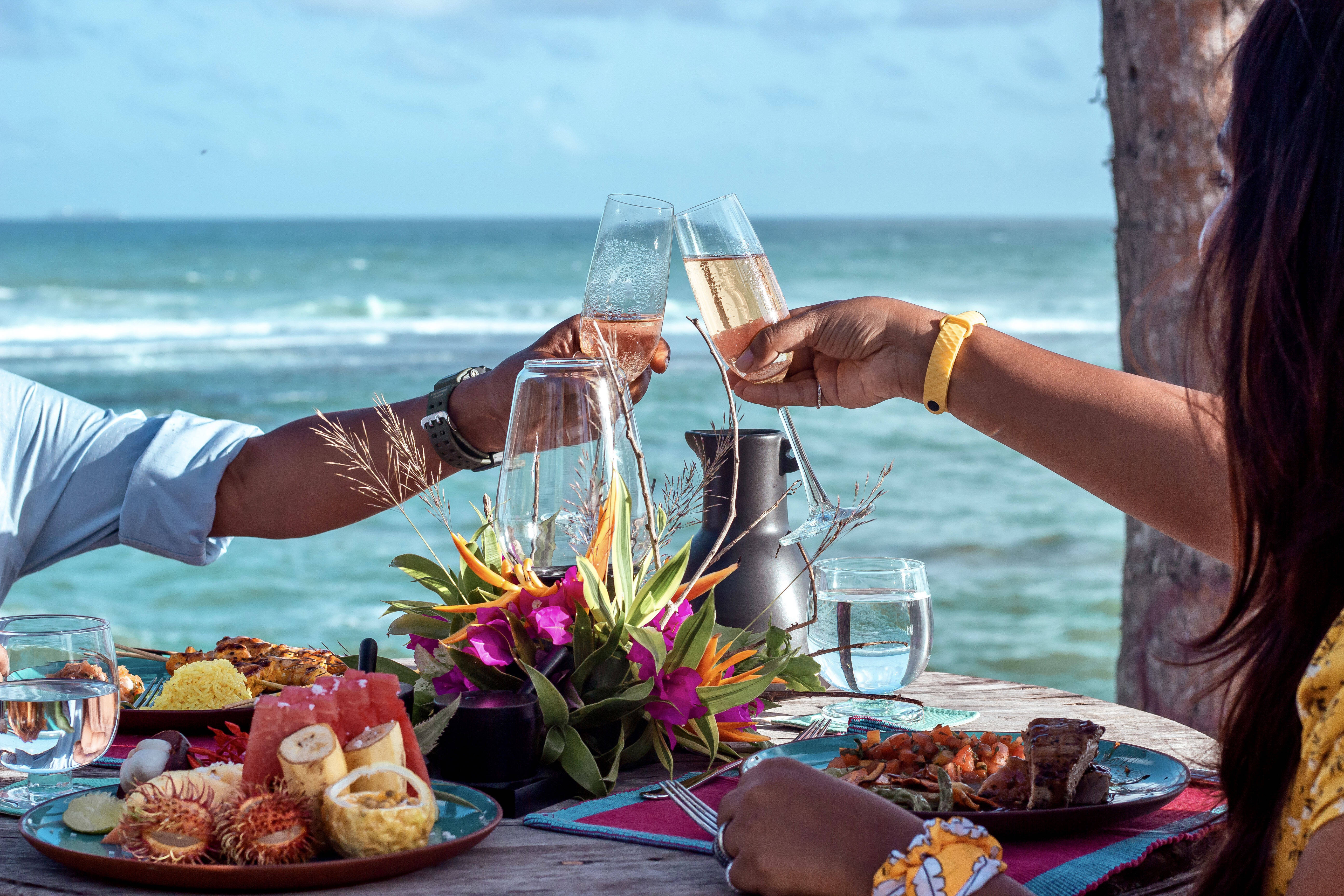 Dinner aan het strand