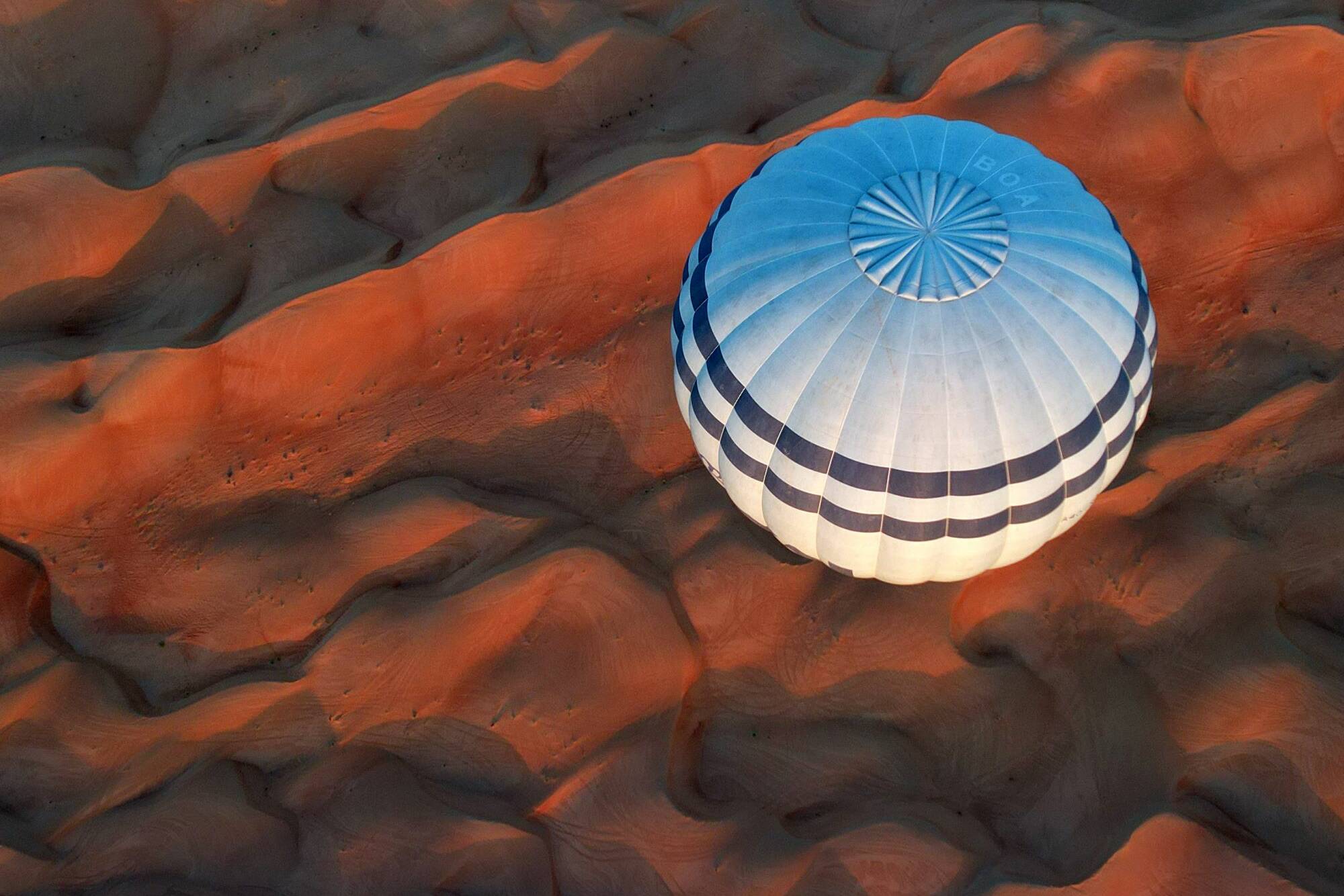 Oman Wahiba Sands Luchtballon