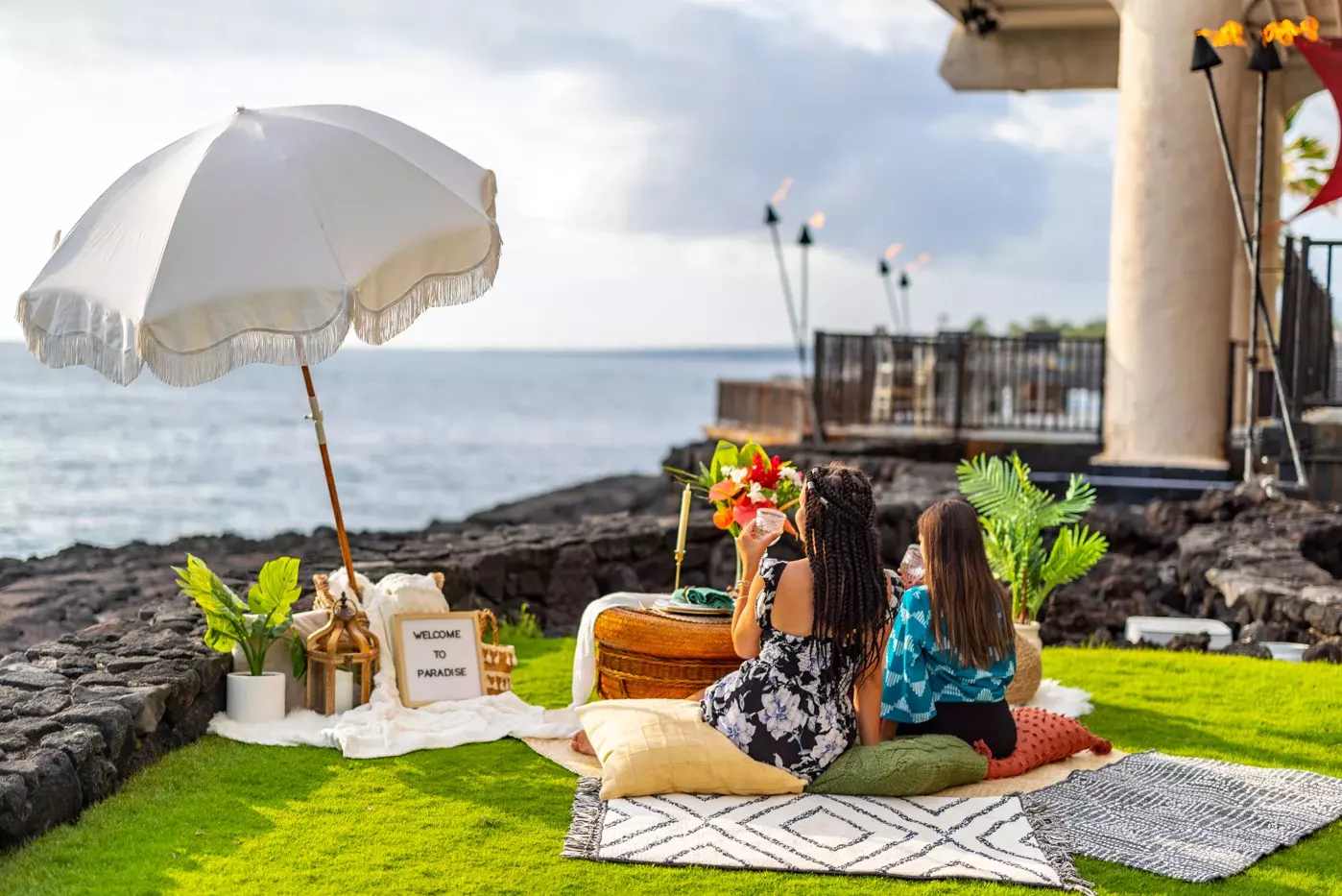 Amerika Hawaii Outrigger Kona Resort and Spa Picknick